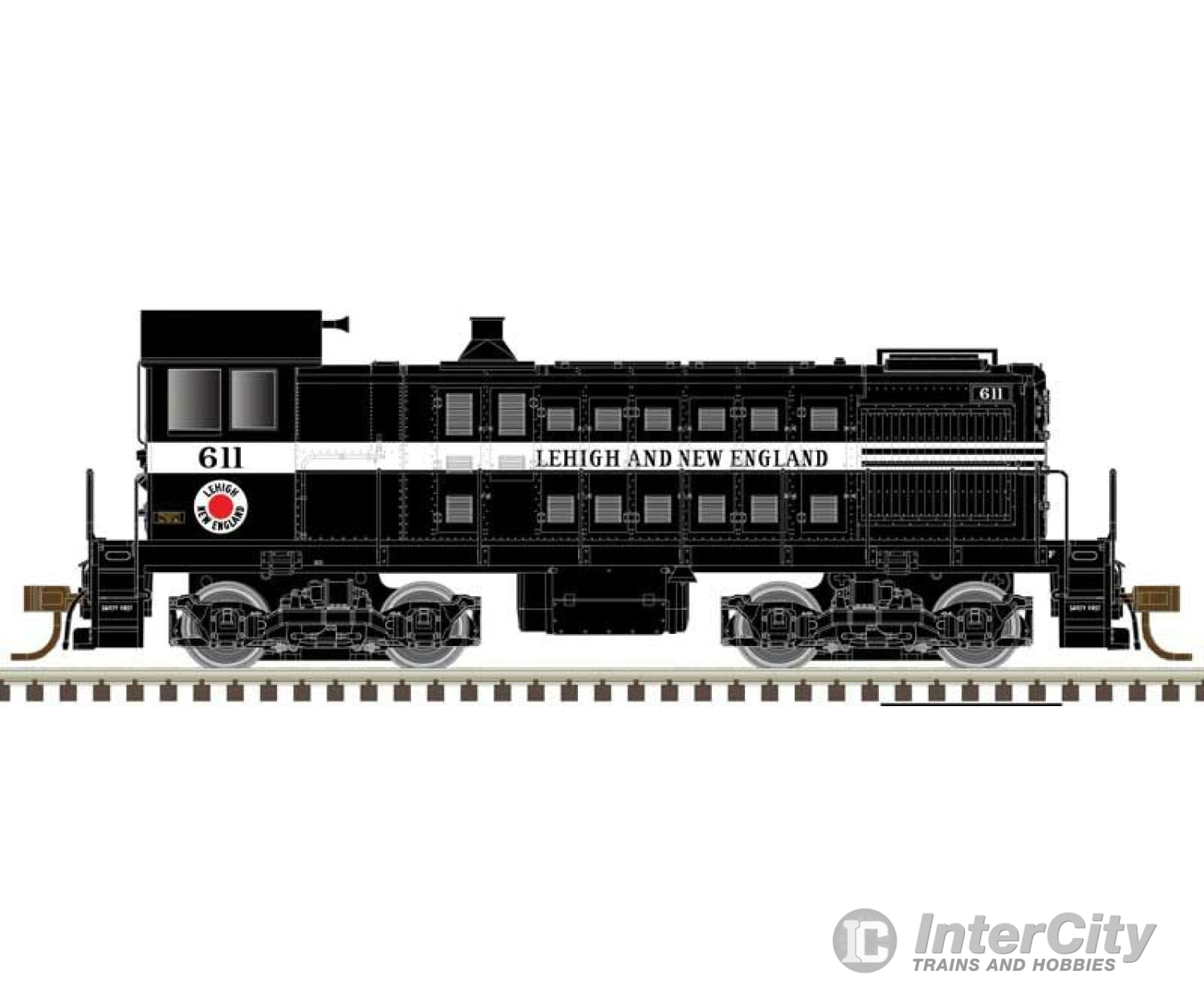 Atlas 10003387 Alco S2 - Standard Dc Master(R) Silver -- Lehigh & New England 613 (Black White Egg