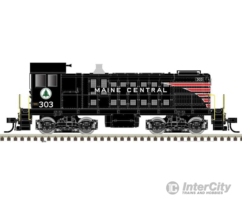 Atlas 10003391 Alco S2 - Standard Dc Master(R) Silver -- Maine Central 303 (Black Red White)