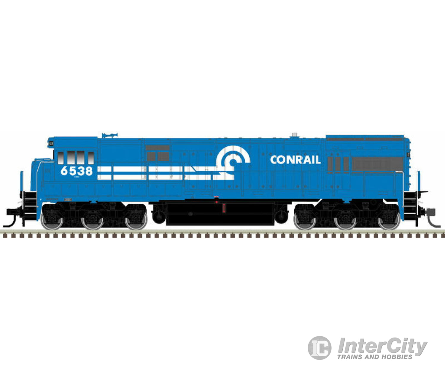 Atlas 10003908 Ge U30C Phase I - Standard Dc Master(R) Silver -- Conrail 6538 (Blue White)