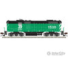 Atlas 10003942 Emd Gp7 - Standard Dc Classic(R) Silver -- Burlington Northern 1538 (Cascade Green