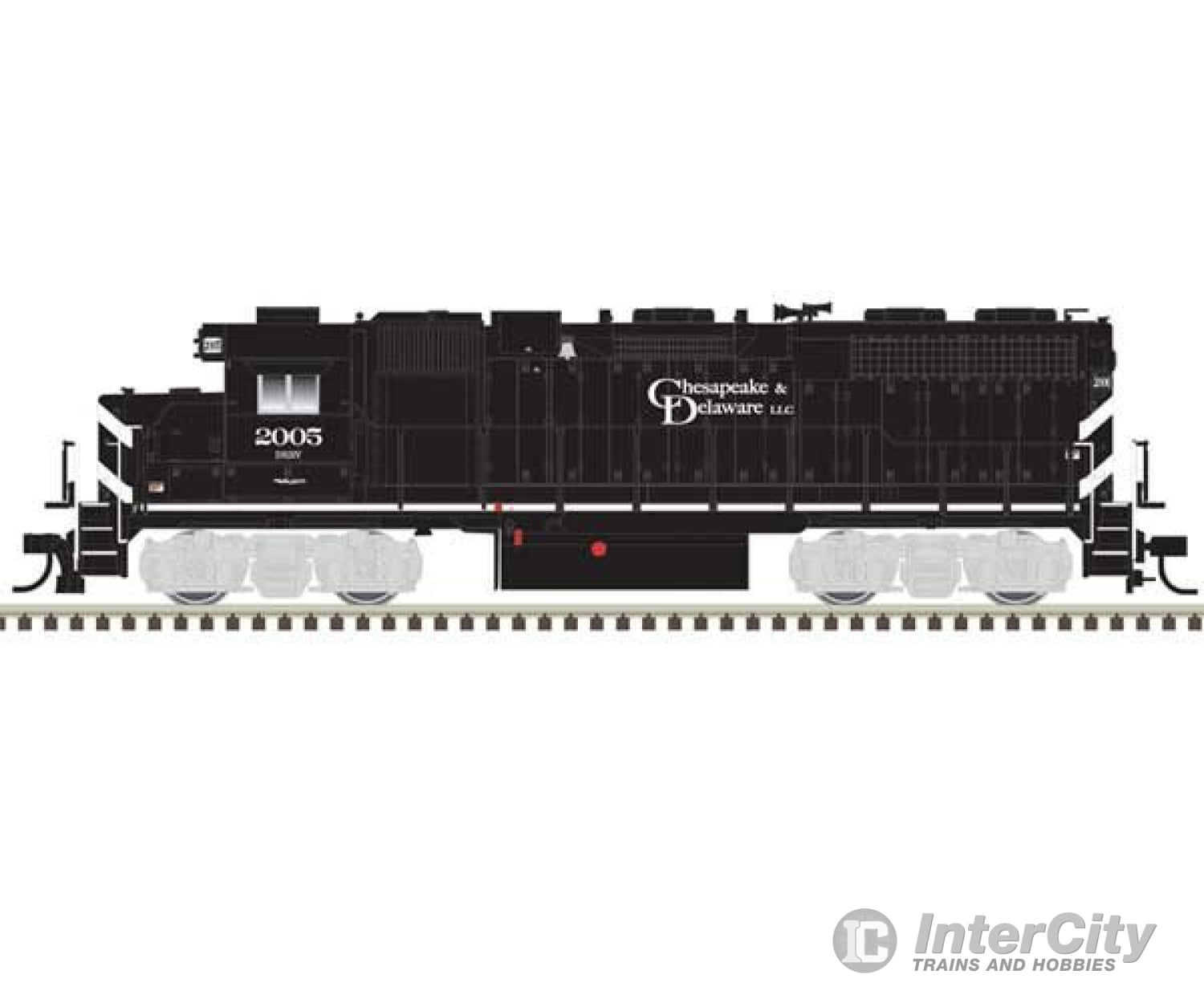 Atlas 10004052 Emd Gp38 Low Nose W/Ditch Lights - Standard Dc Master(R) Silver -- Chesapeake &