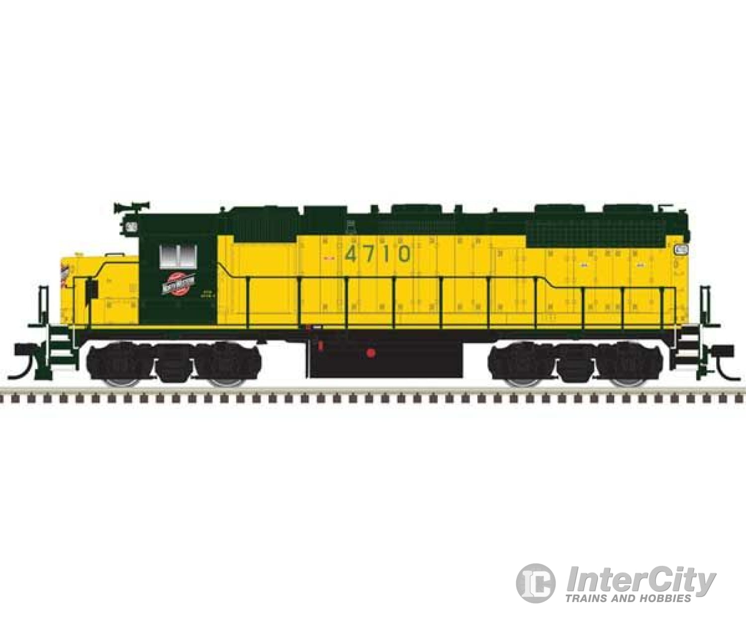 Atlas 10004056 Emd Gp38 Low Nose - Standard Dc Master(R) Silver -- Chicago & North Western #4710