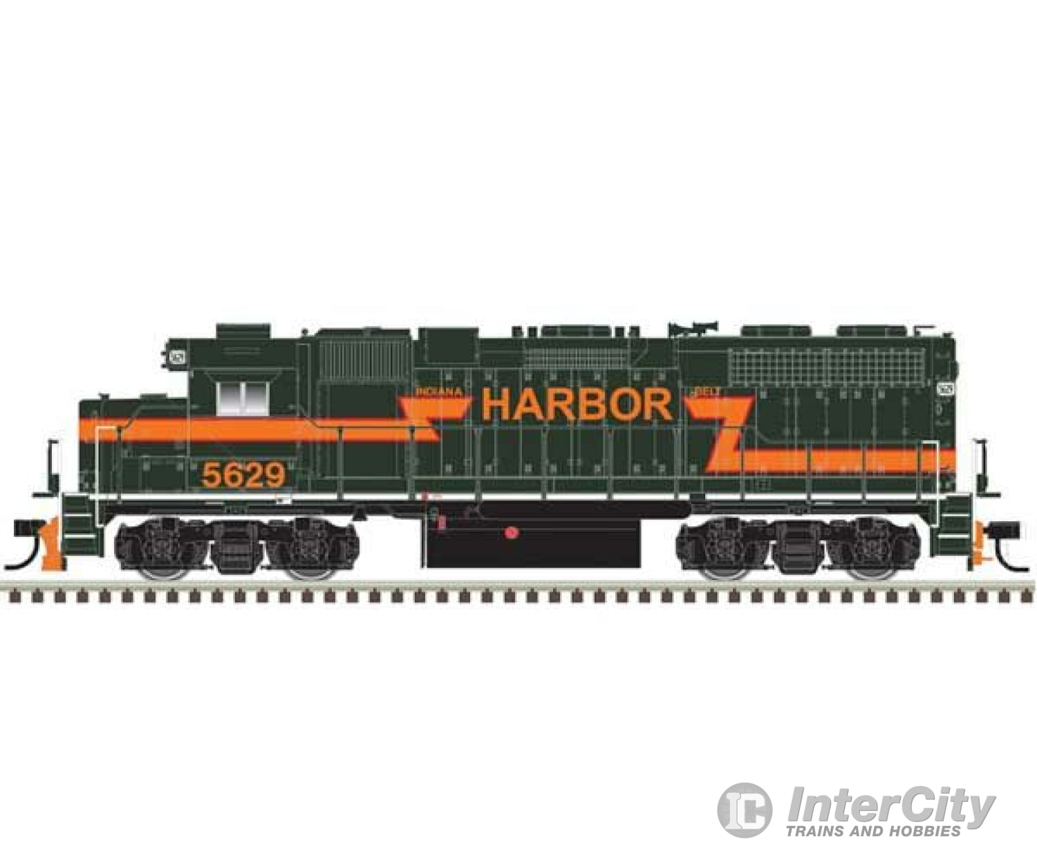 Atlas 10004060 Emd Gp38 Low Nose W/Ditch Lights - Standard Dc Master(R) Silver -- Indiana Harbor