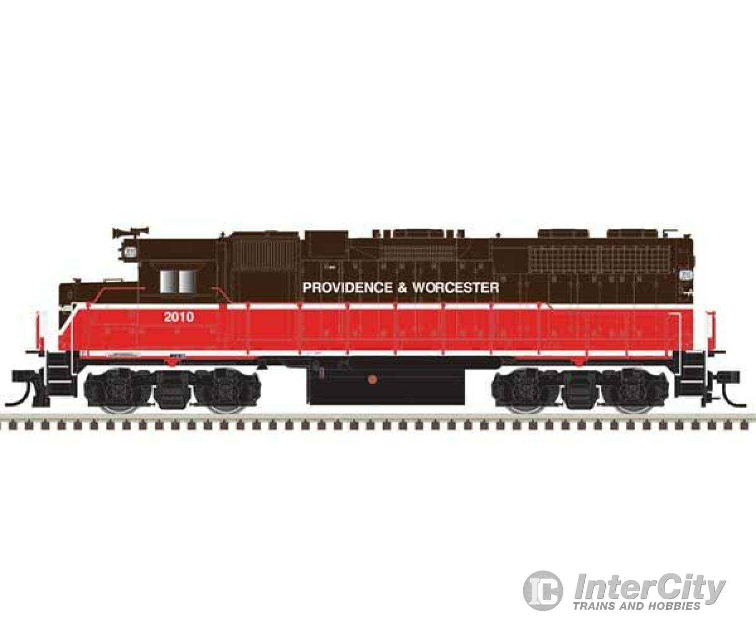 Atlas 10004061 Emd Gp38 Low Nose W/Ditch Lights - Standard Dc Master(R) Silver -- Providence &