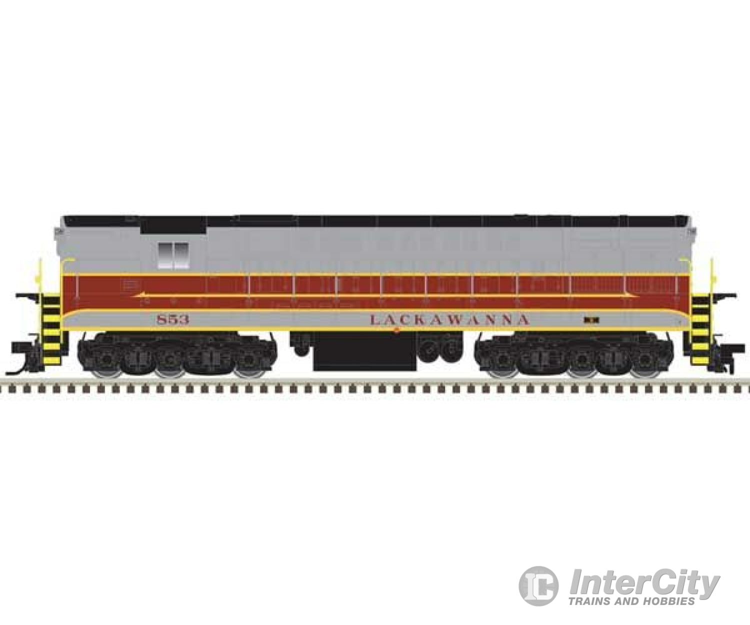 Atlas 10004108 Fm H-24-66 Phase 1A Trainmaster - Standard Dc Master(R) Silver -- Delaware Lackawanna