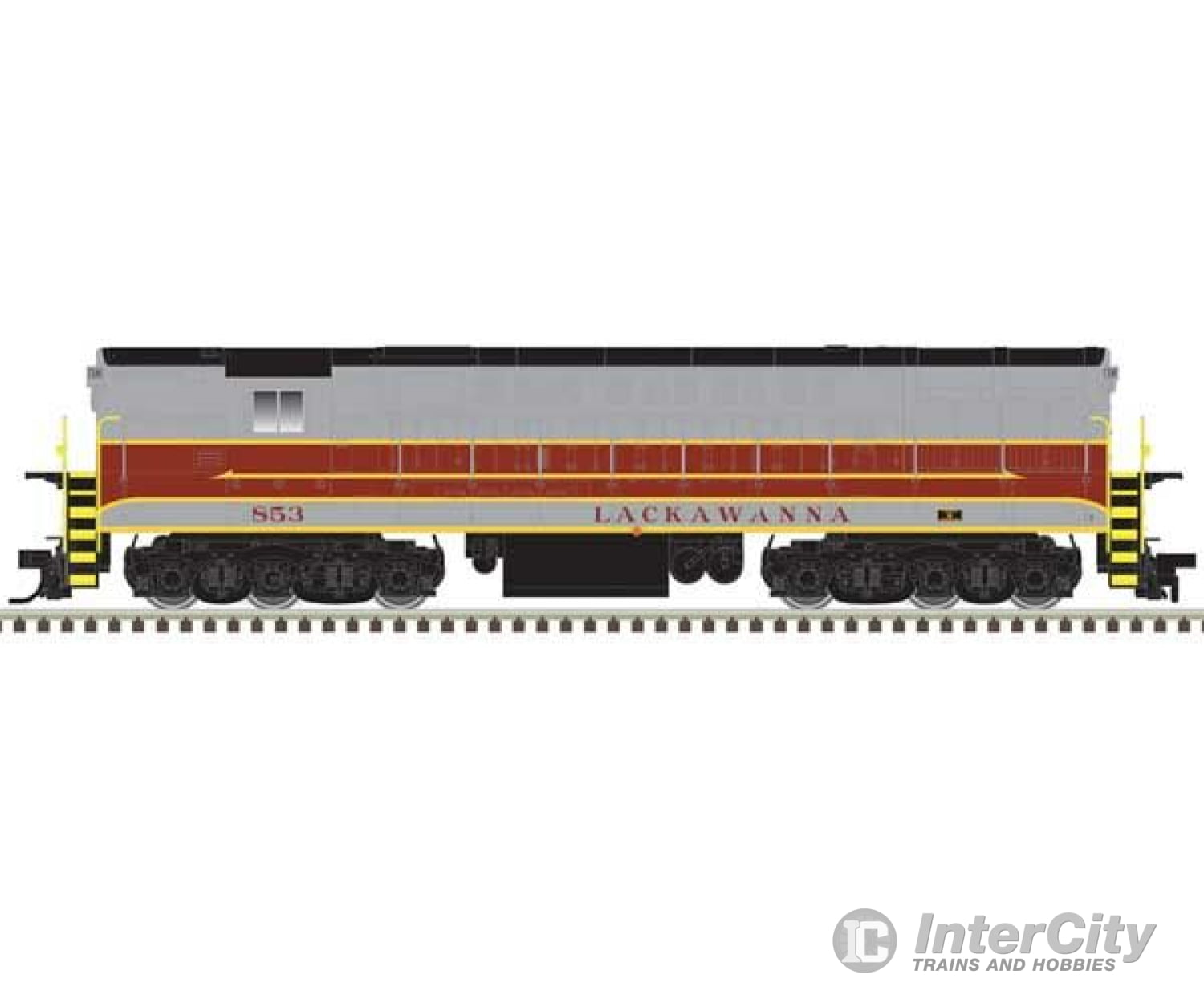 Atlas 10004109 Fm H-24-66 Phase 1A Trainmaster - Standard Dc Master(R) Silver -- Delaware Lackawanna