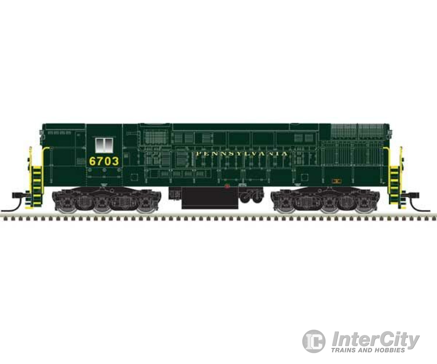 Atlas 10004122 Fm H-24-66 Phase 2 Trainmaster - Standard Dc Master(R) Silver -- Pennsylvania