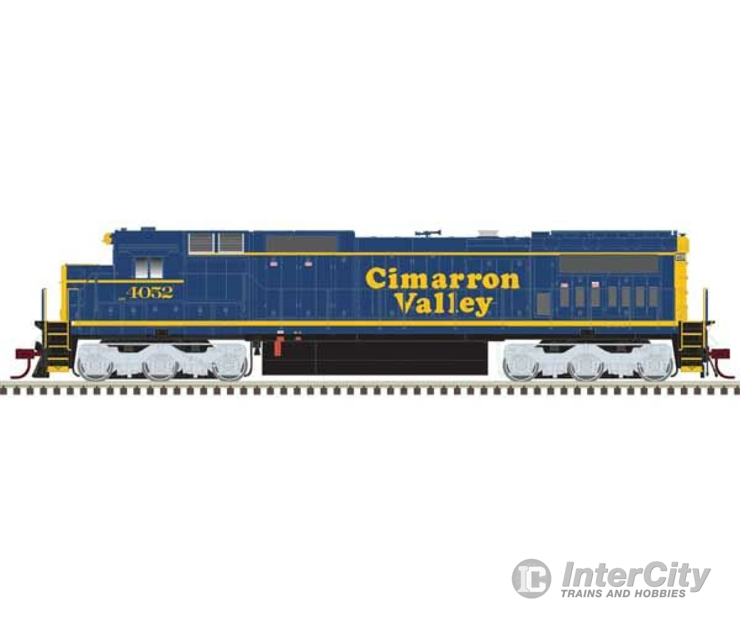 Atlas 10004170 Ge Dash 8-40C W/Front Ditch Lights - Standard Dc -- Cimarron Valley #4052 (Blue