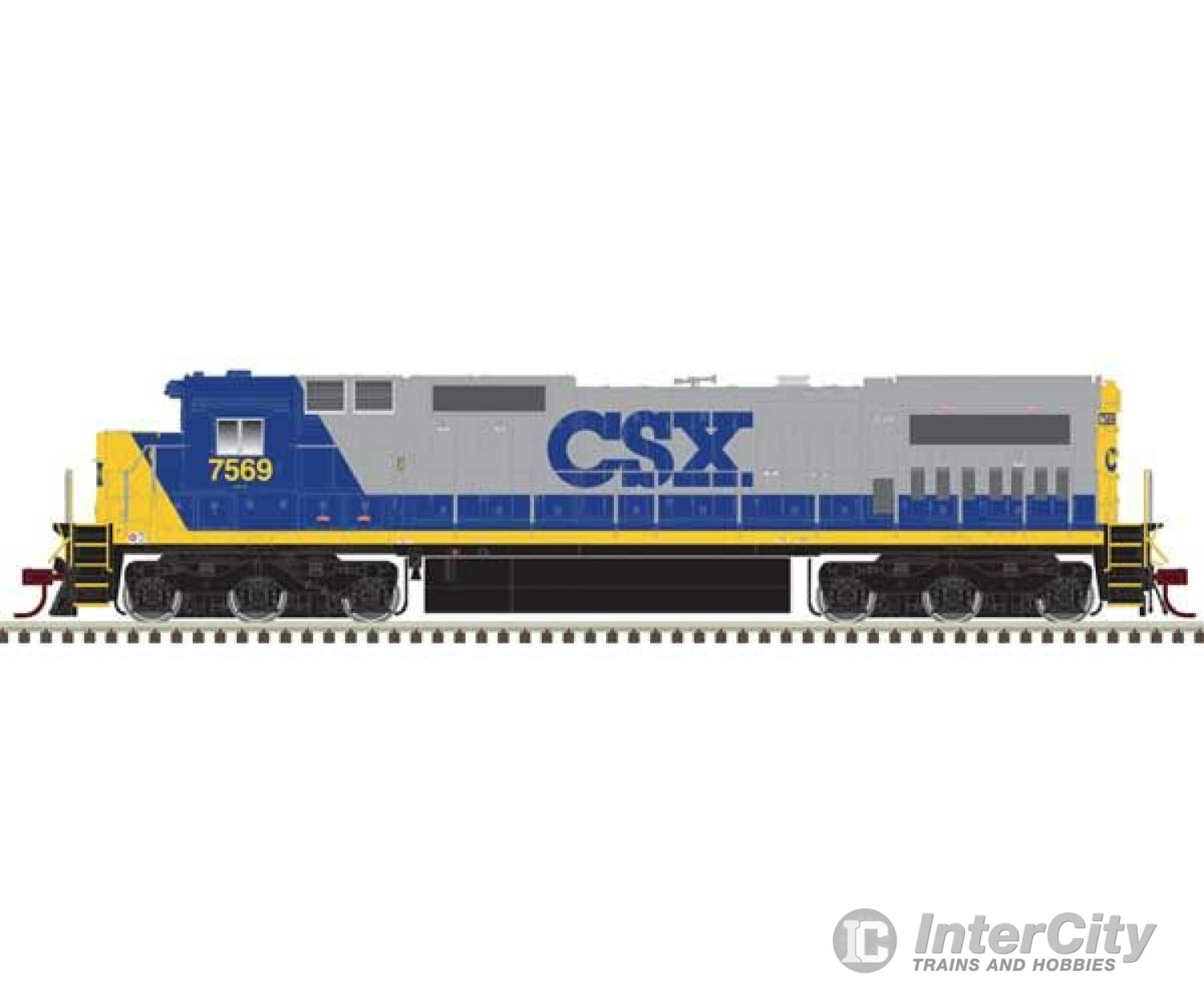 Atlas 10004207 Ge Dash 8-40C W/Front Ditch Lights - Esu Loksound & Dcc Master(R) Gold -- Csx #7574