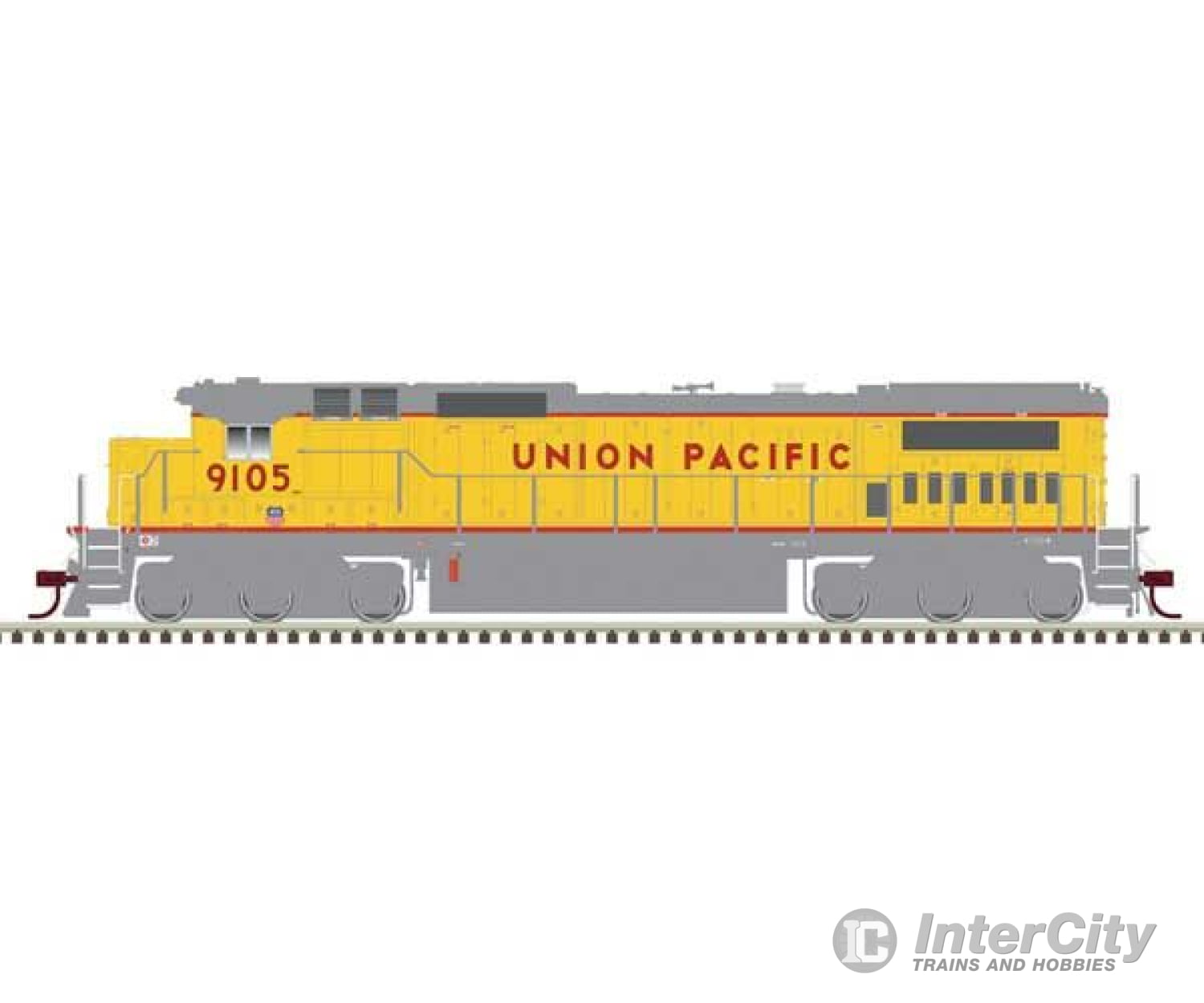 Atlas 10004217 Ge Dash 8-40C W/Front Ditch Lights - Esu Loksound And Dcc -- Union Pacific #9144