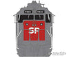 Atlas 10004234 Emd Gp40-2 - Standard Dc Master(R) Silver -- Southern Pacific #7661 (Red Gray)