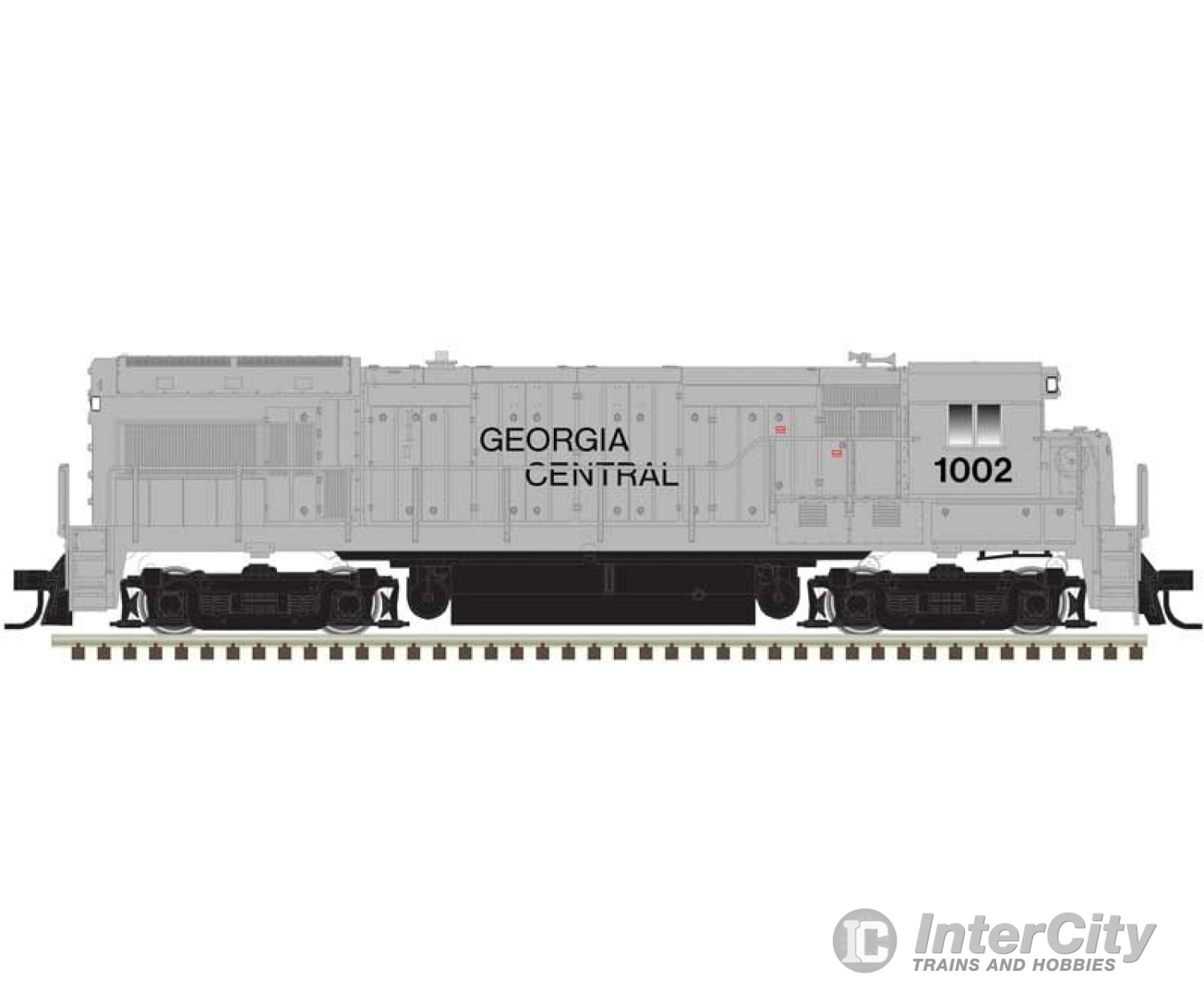 Atlas 10004262 Ge U30B Low Nose Phase Ii - Standard Dc Master(R) Silver -- Georgia Central #1002