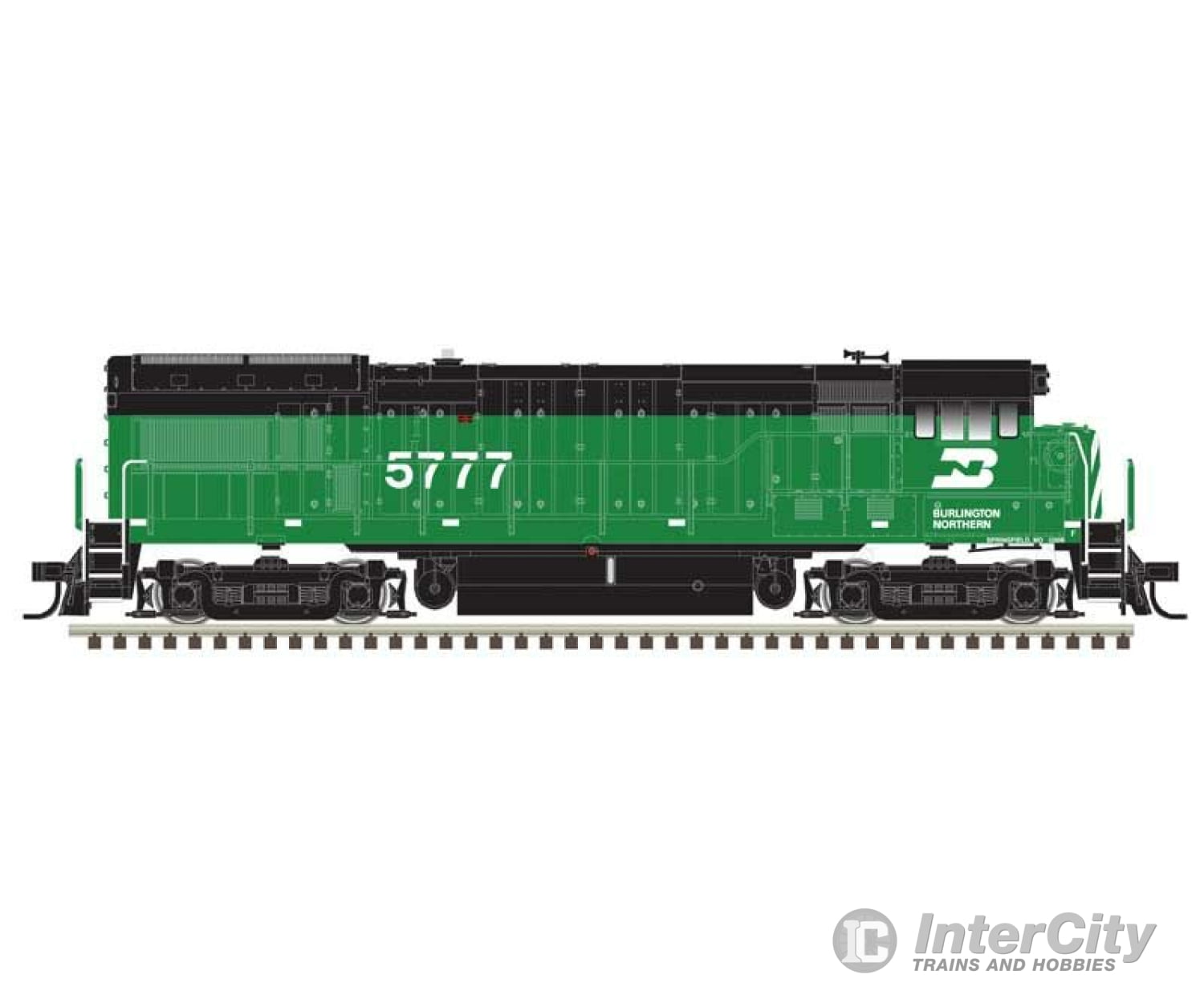 Atlas 10004277 Ge U30B Low Nose Phase Ii No Headlight - Loksound & Dcc Master(R) Gold -- Burlington