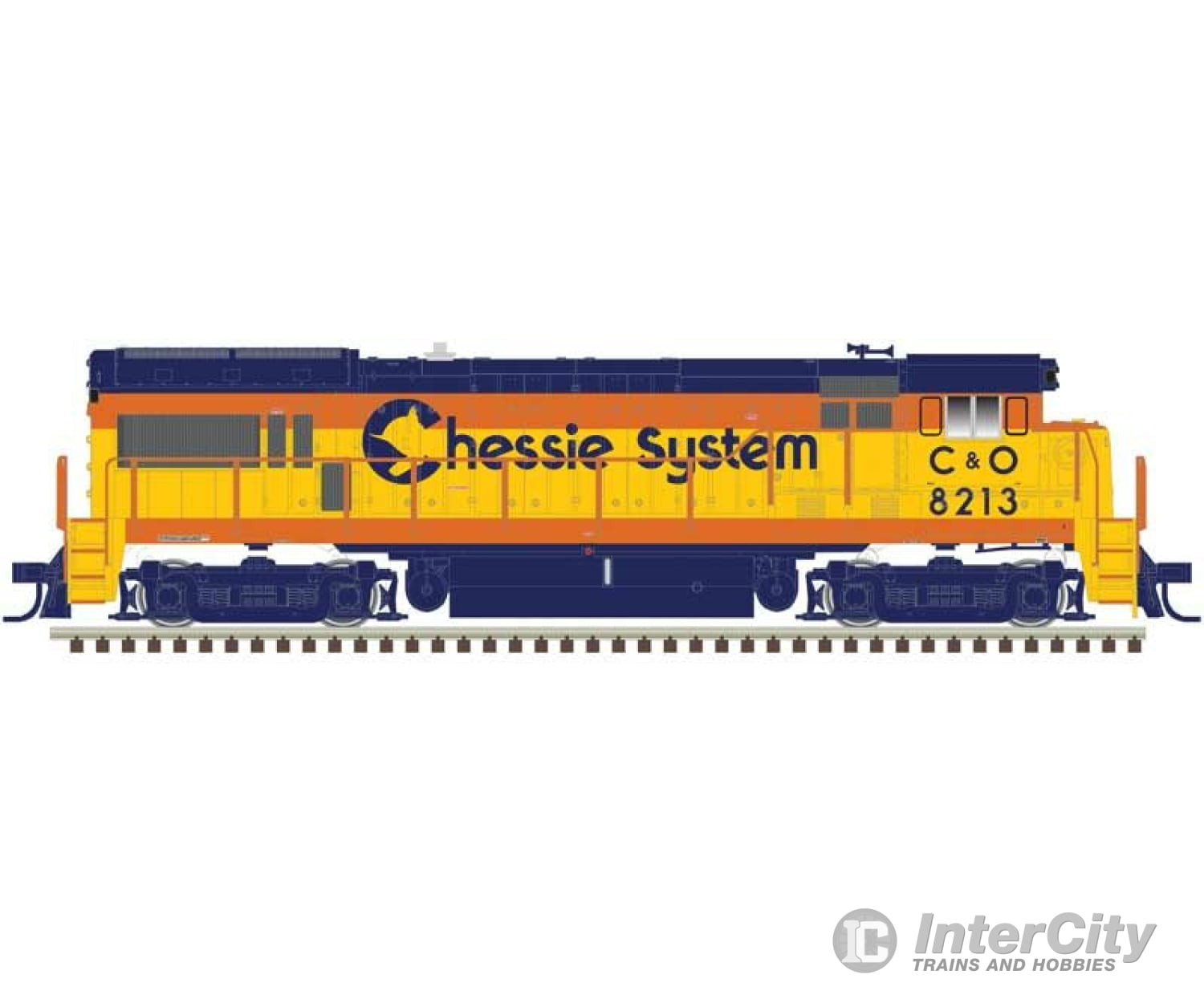 Atlas 10004285 Ge U30B Low Nose Phase Ii No Headlight - Loksound & Dcc Master(R) Gold -- Chessie