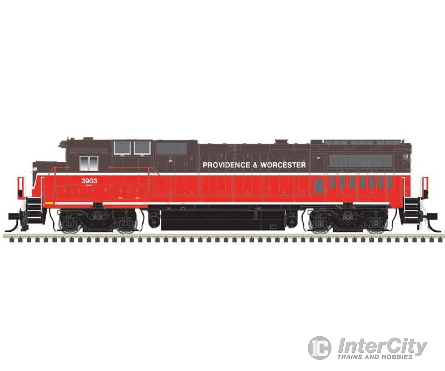 Atlas 10004300 Ge Dash 8-40B W/Ditch Lights - Standard Dc Master(R) Silver -- Providence & Worcester