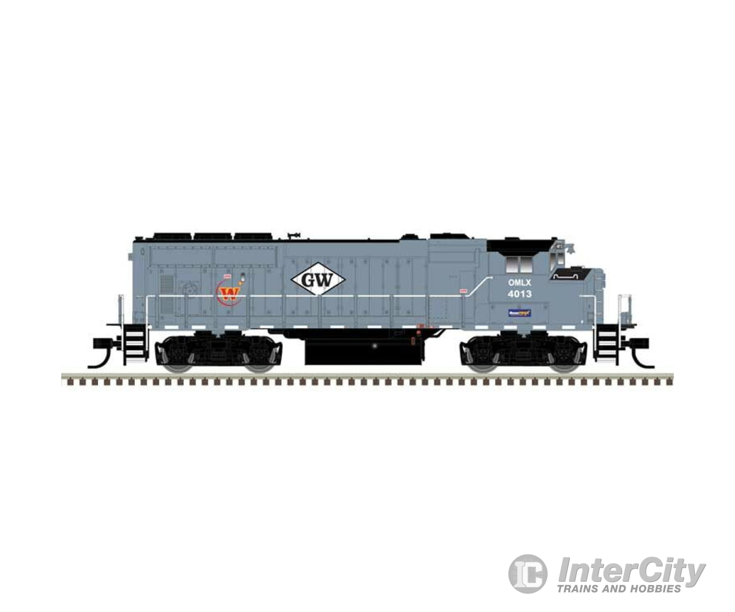 Atlas 10004413 Gmd Gp40-2W Cn Version - Esu Loksound And Dcc Master(R) -- Great Western 4013