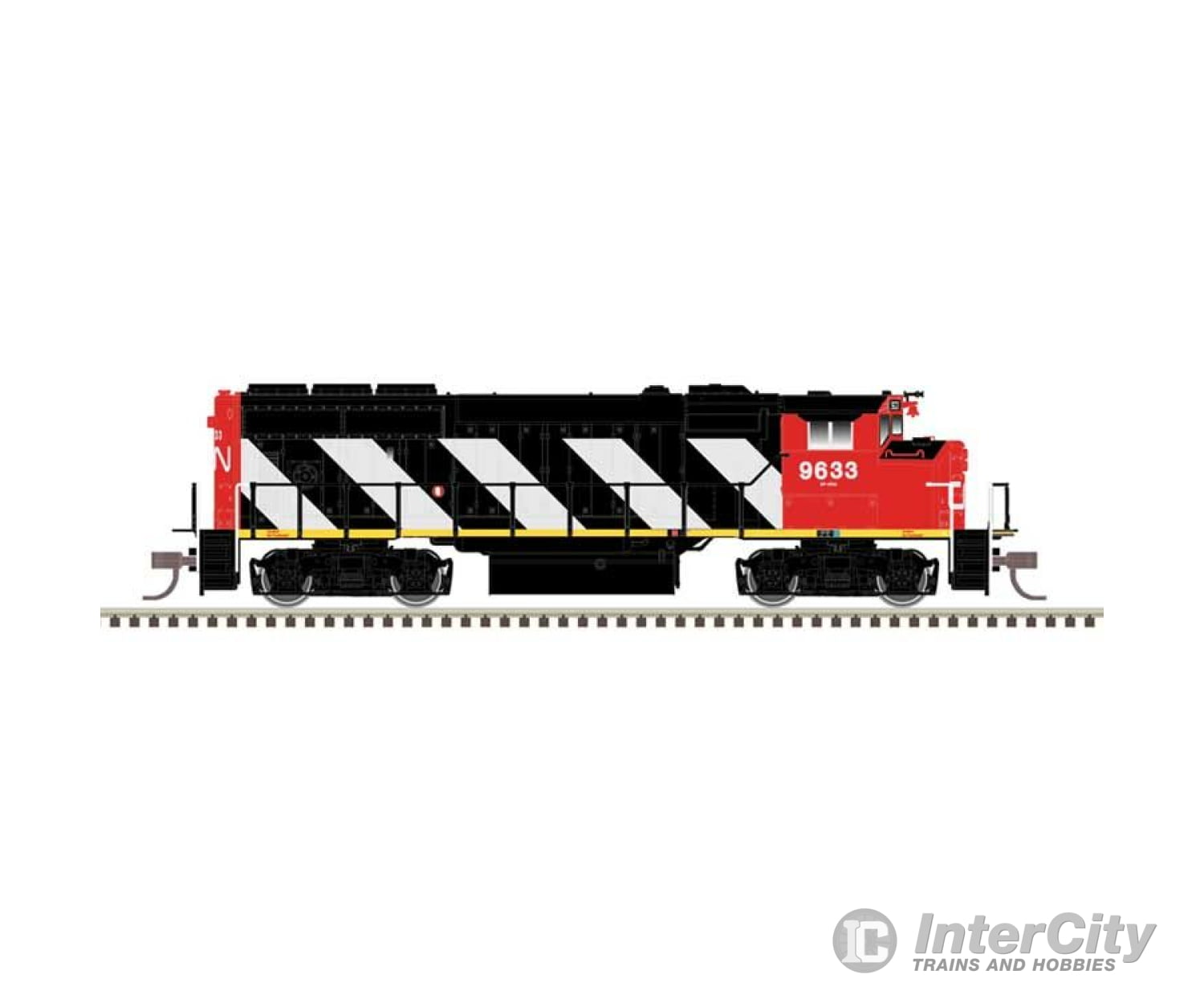 Atlas 10004422 Gmd Gp40-2W Cn Version - Esu Loksound And Dcc Master(R) -- Canadian National #9638