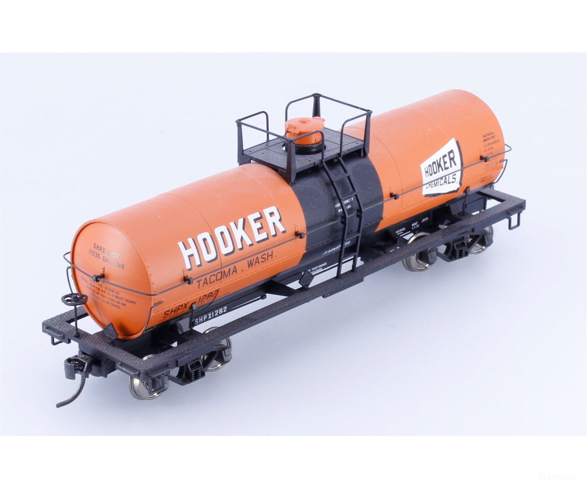 Atlas 1067-2 HO 11000 Gallon Tank Car Hooker Chemicals Tacoma 1282 - Freight Cars