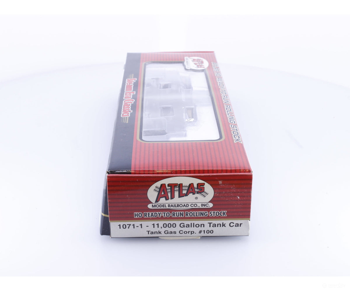 Atlas 1071-1 HO 11000 Gallon Tank Car Tank Gas Corp 100 - Freight Cars