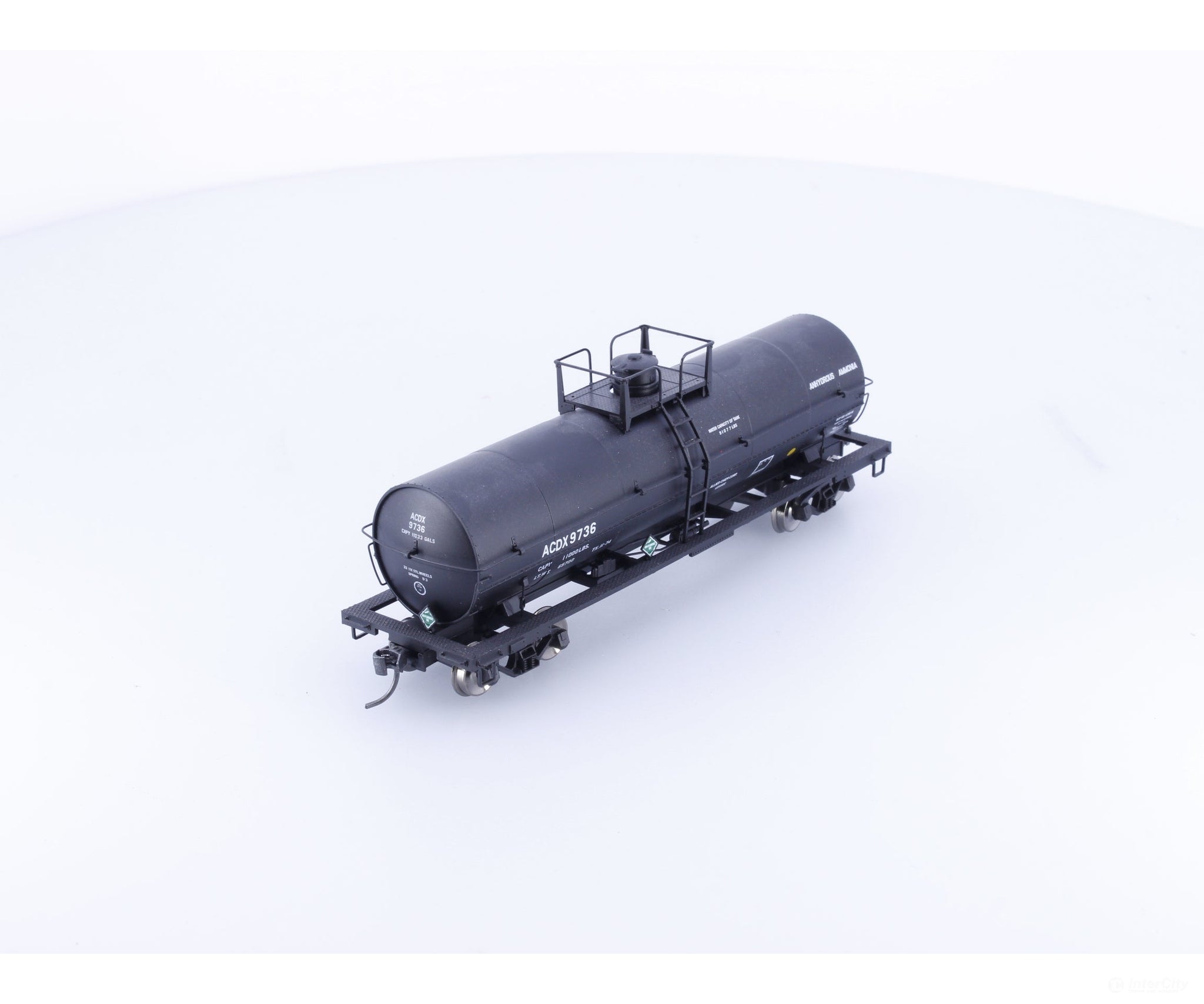 Atlas 1085-1 HO 11000 Gallon Tank Car Allied Chemical American Car and Foundry (ACF/ACFX) 9736 - Freight Cars