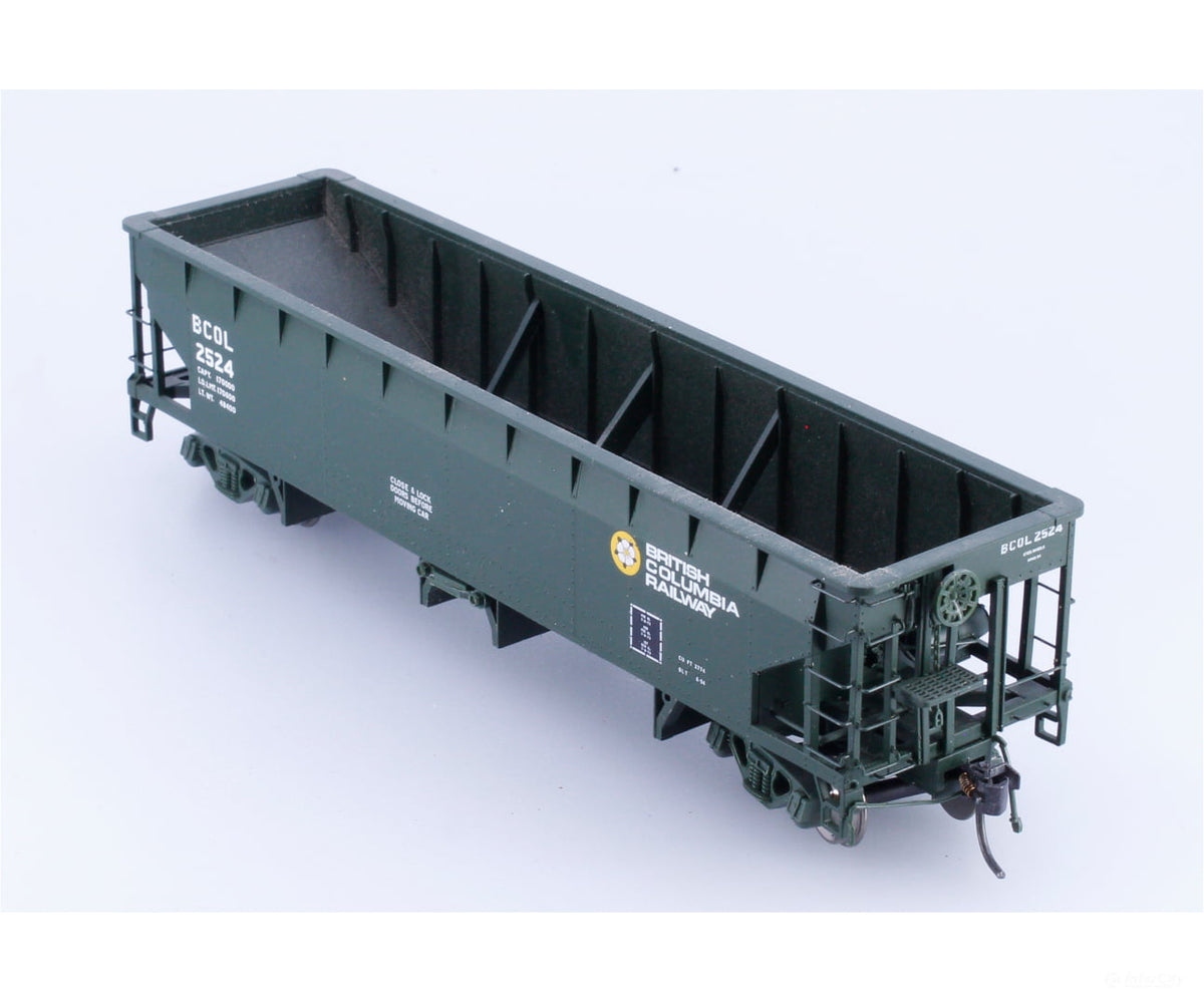 Atlas 1175-6 HO Hart Ballast Car BC Rail (BCOL) 2524 - Freight Cars