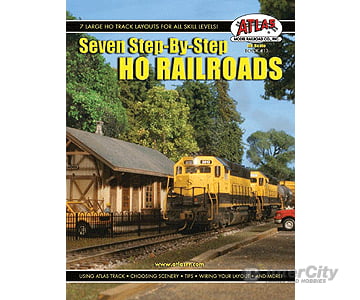 Atlas 13 Seven Step-By-Step Ho Railroads Books