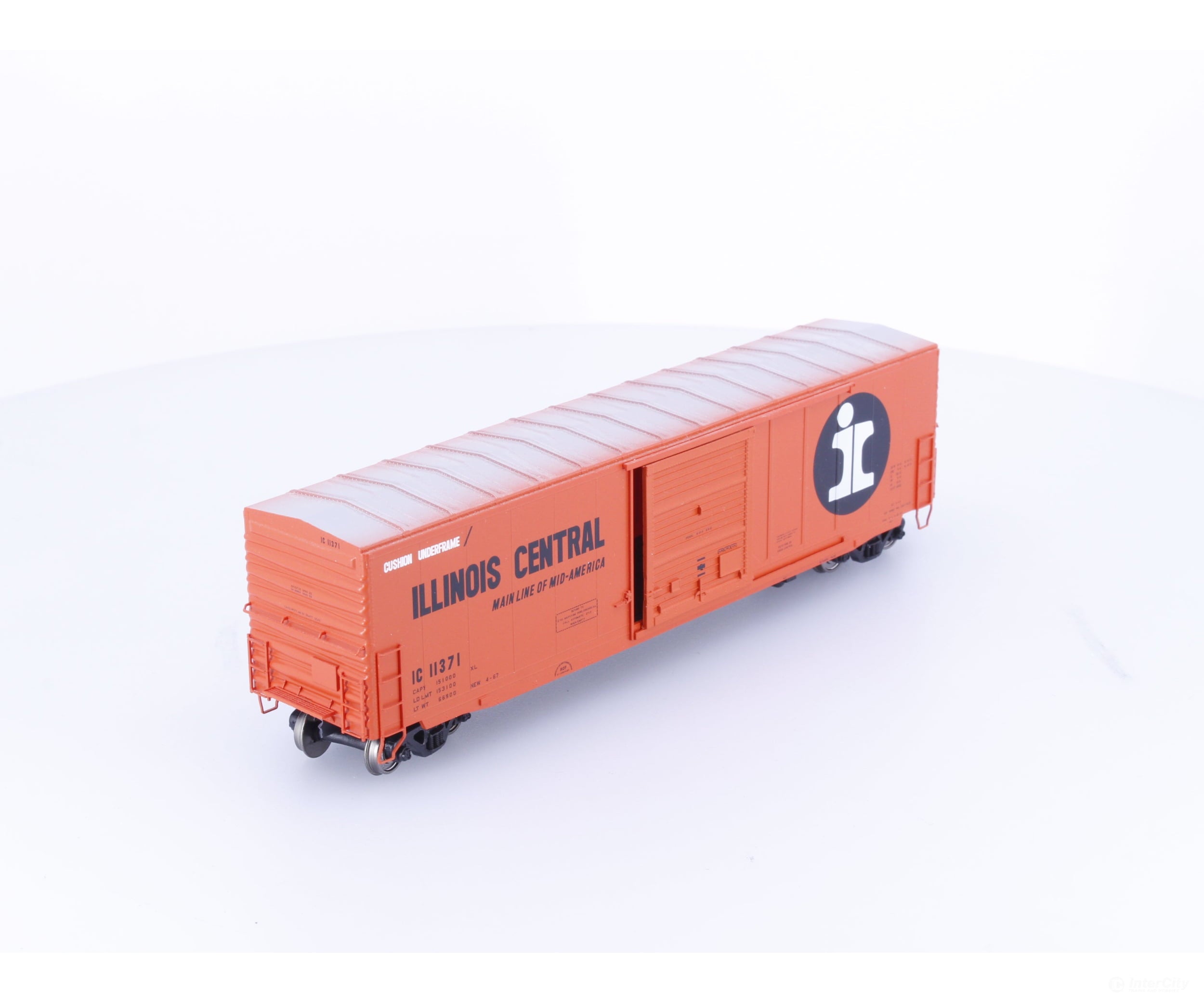 Atlas 1332-4 HO 50’ Precision Design Box Car Illinois Central (IC) 11371 - Freight Cars
