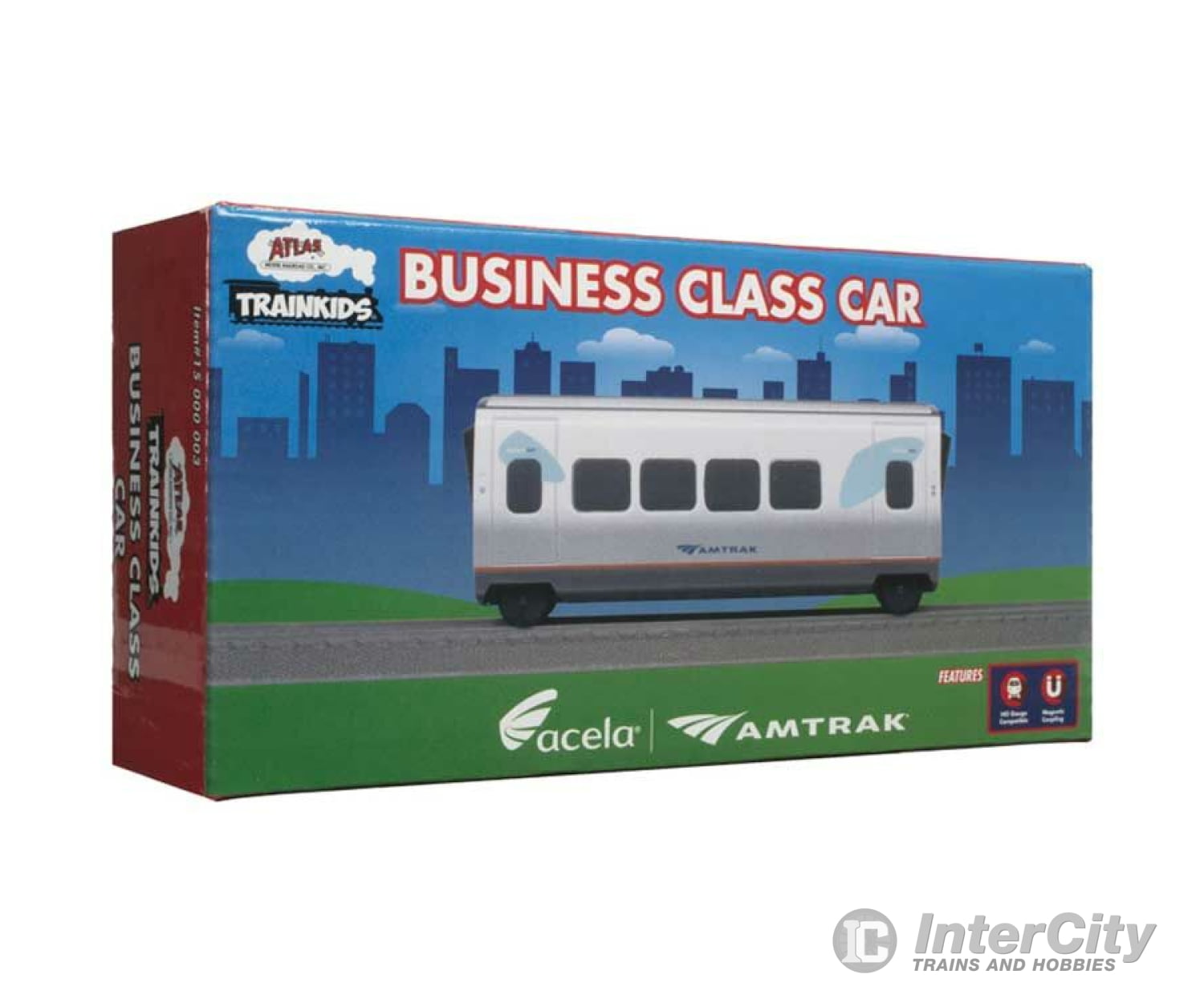 Atlas 15000003 Passenger Car Add-On - Trainkids -- Amtrak(R) Acela Cars