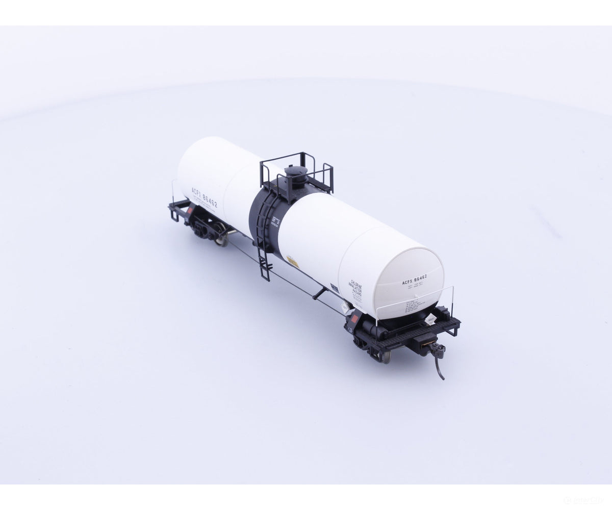 Atlas 1553-1 HO 17360 Gallon Tank Car ACFX White/Black American Car and Foundry (ACF/ACFX) 86462 - Freight Cars