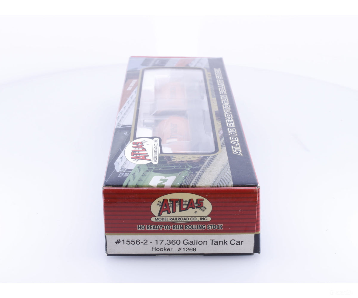 Atlas 1556-2 HO 17360 Gallon Tank Car Hooker Chemicals Weathered Kadee 118 Couplers 1268 - Freight Cars