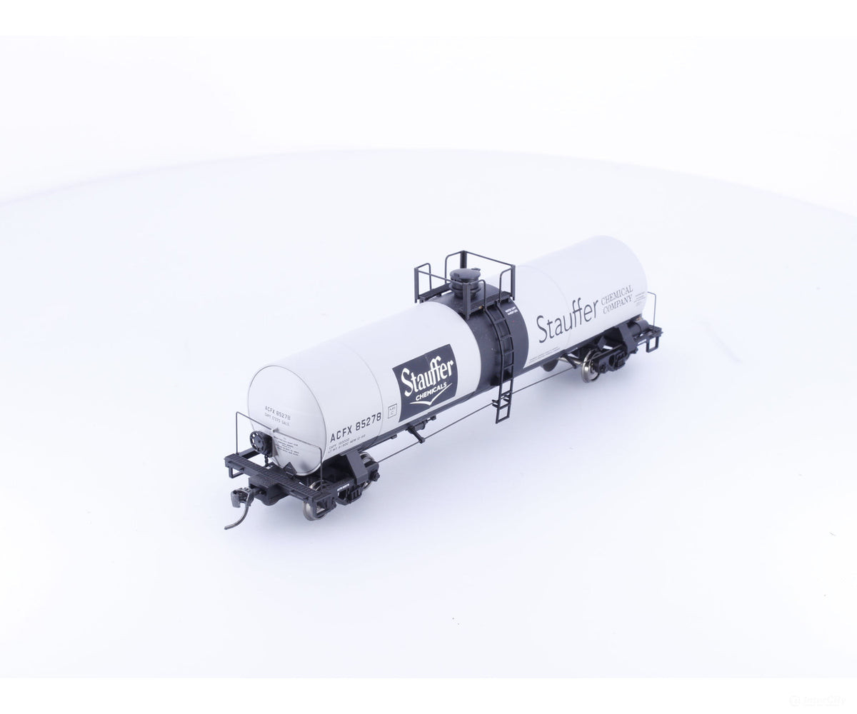 Atlas 1558-3 HO 17360 Gallon Tank Car Stauffer Chemical American Car and Foundry (ACF/ACFX) 85278 - Freight Cars