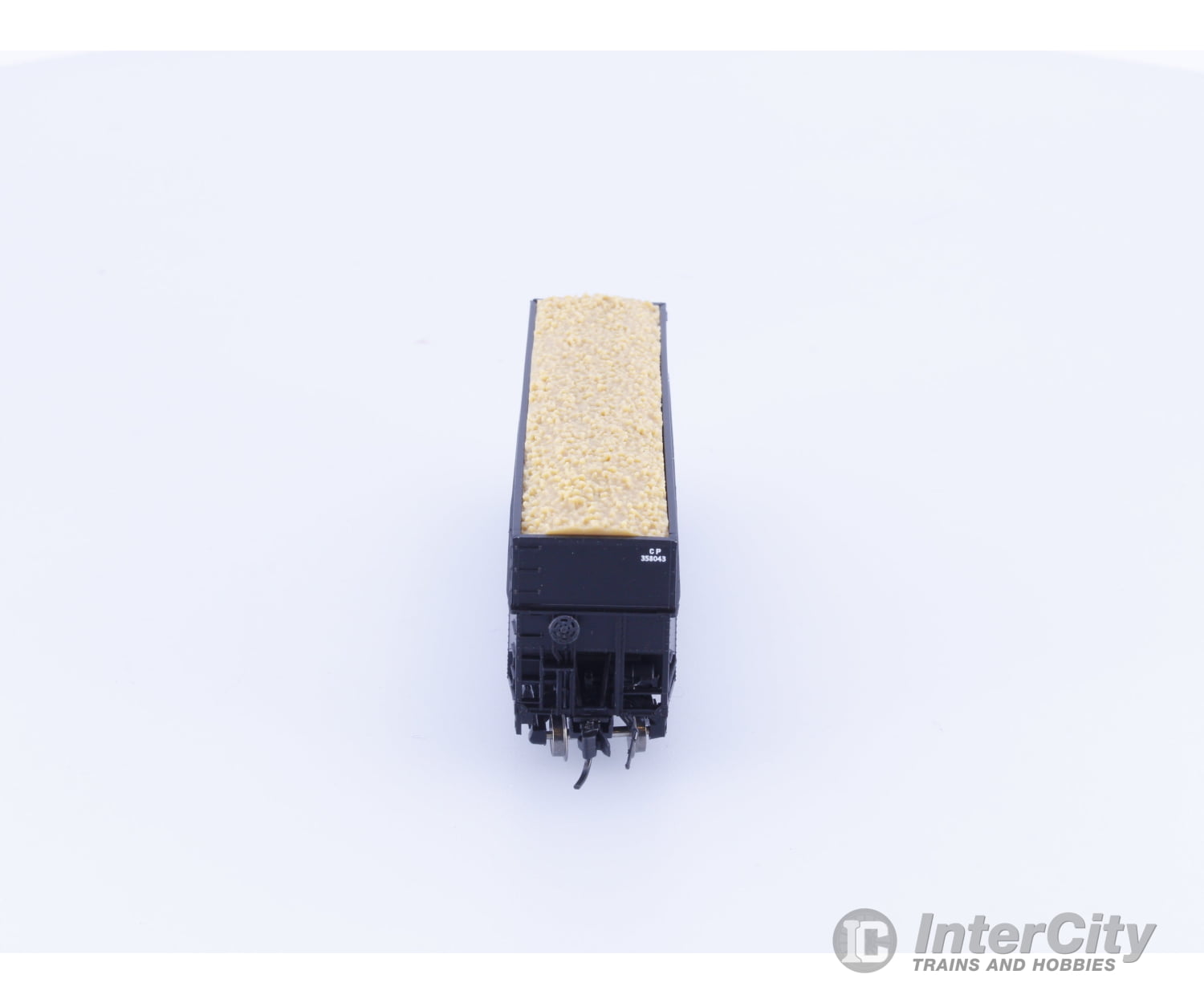 Atlas 16121 N 3 Bay Offset Side Hopper with Flat Woodchip Extensions Canadian Pacific (CP) 358043 Freight Cars