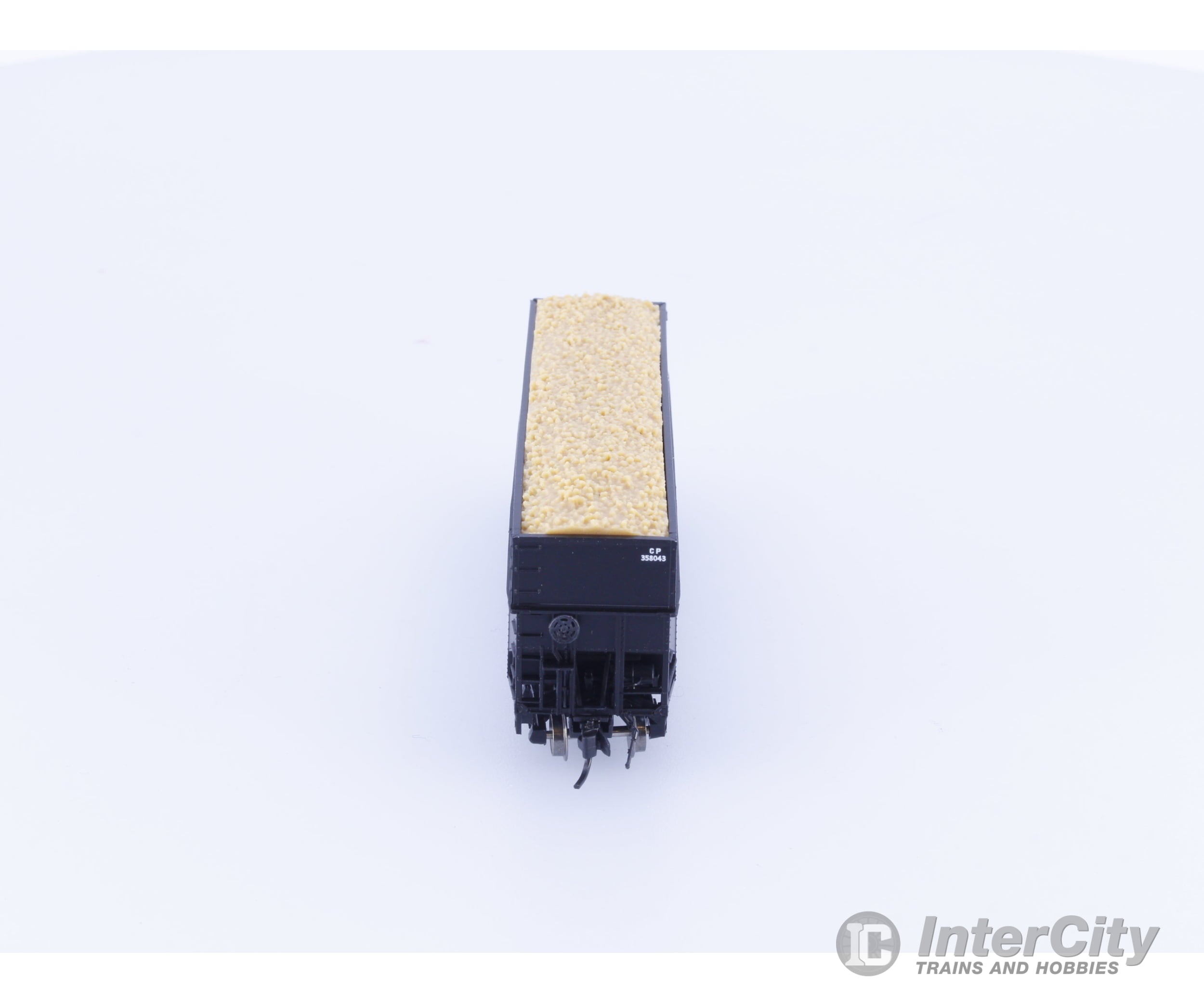 Atlas 16121 N 3 Bay Offset Side Hopper with Flat Woodchip Extensions Canadian Pacific (CP) 358043 Freight Cars