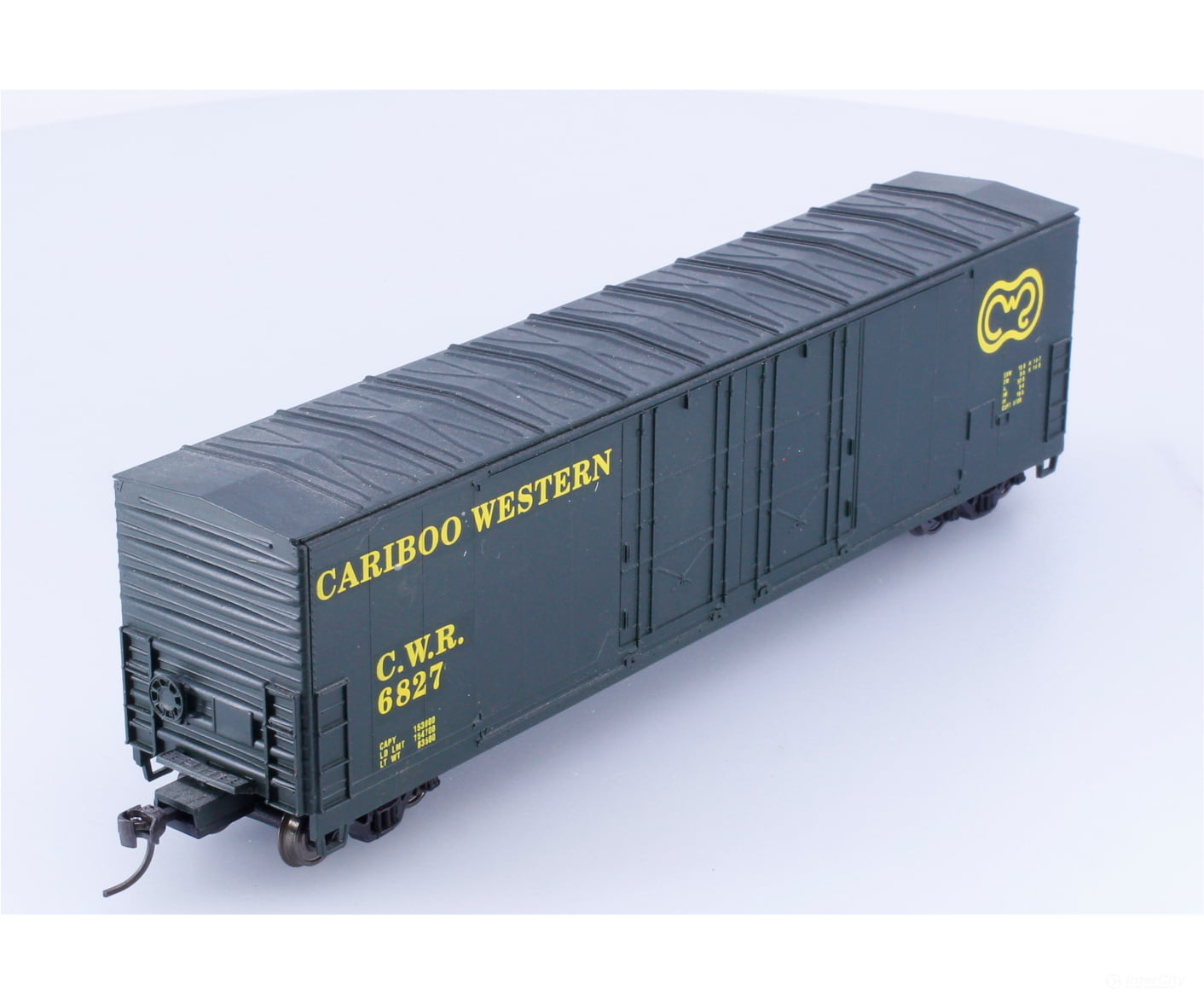 Atlas 1750 HO Evans DP Door Box Car Cariboo Western (CWR) 6827 - Freight Cars