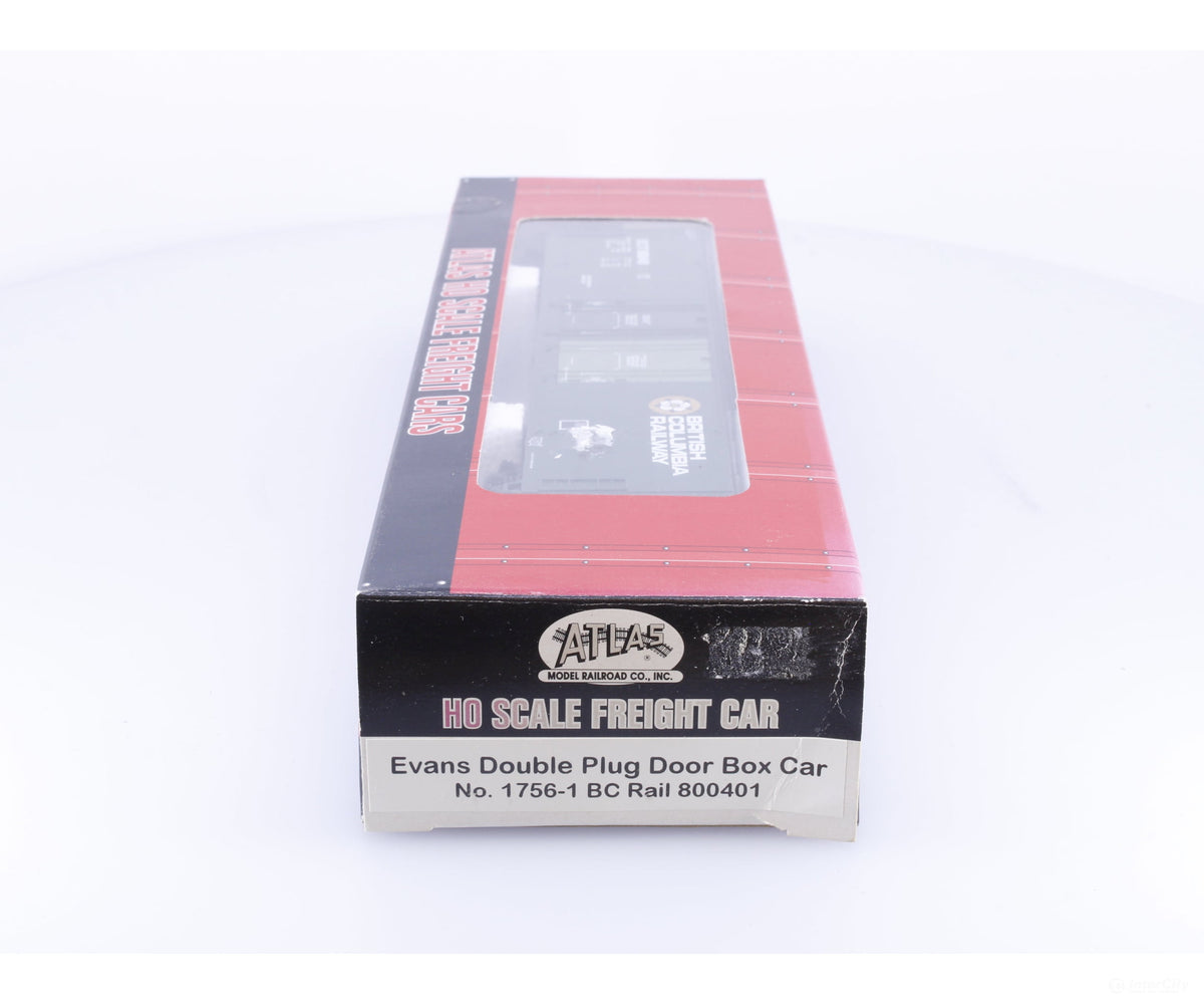 Atlas 1756-1 HO Evans Double Plug Door Box Car BC Rail (BCOL) 800401 - Freight Cars