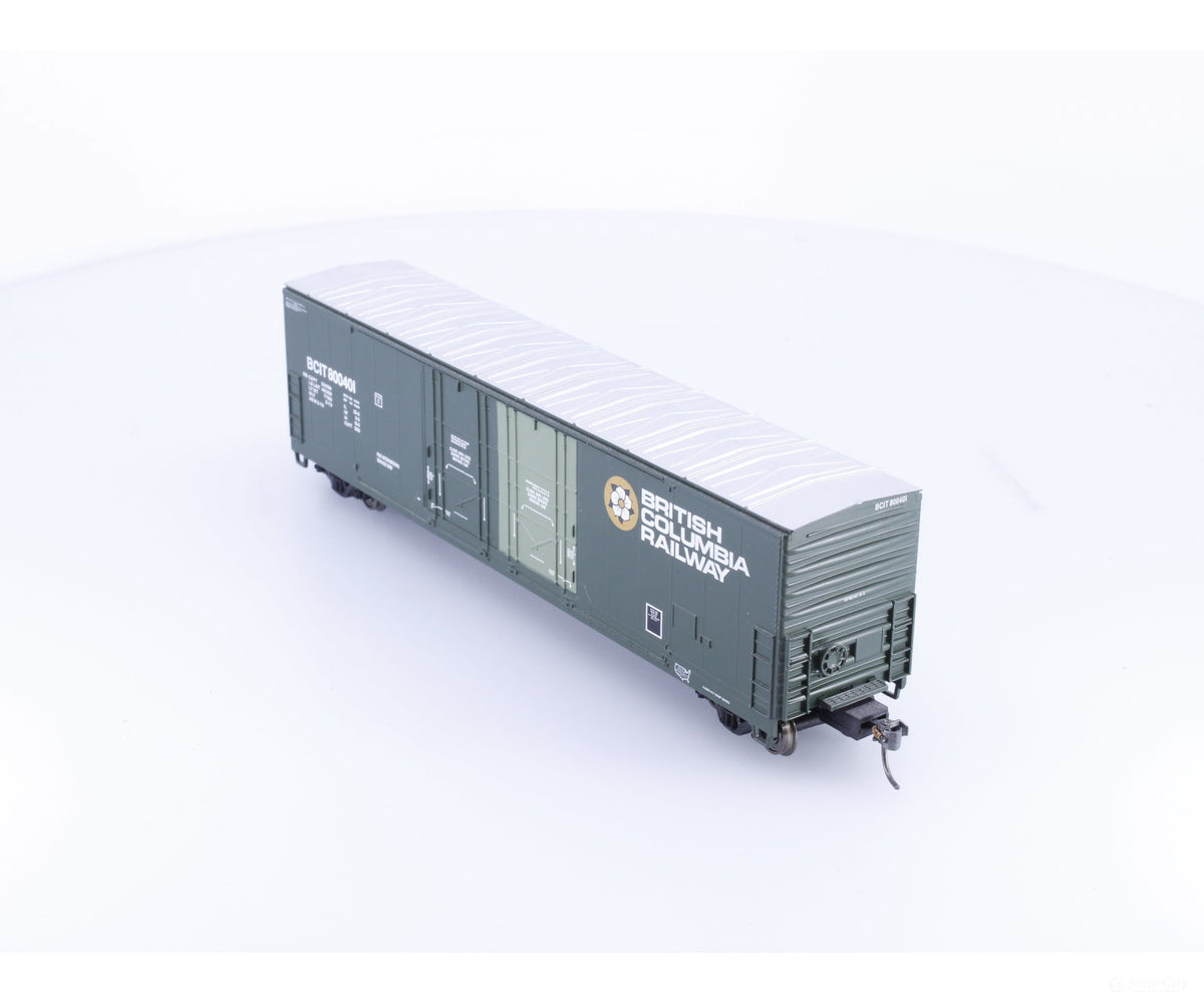 Atlas 1756-1 HO Evans Double Plug Door Box Car BC Rail (BCOL) 800401 - Freight Cars