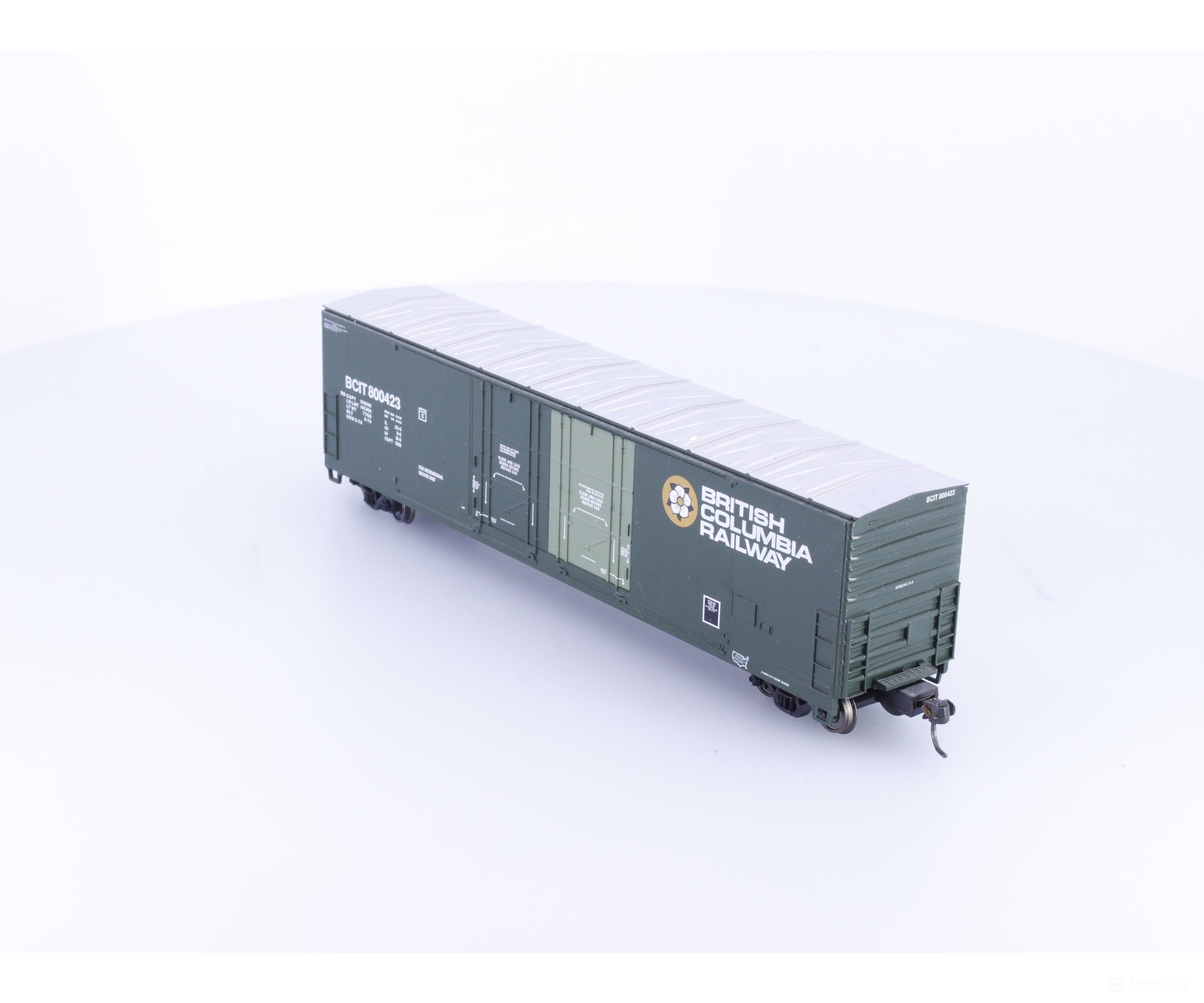 Atlas 1756-2 HO Evans Double Plug Door Boxcar BC Rail (BCOL) 800423 #2 - Freight Cars
