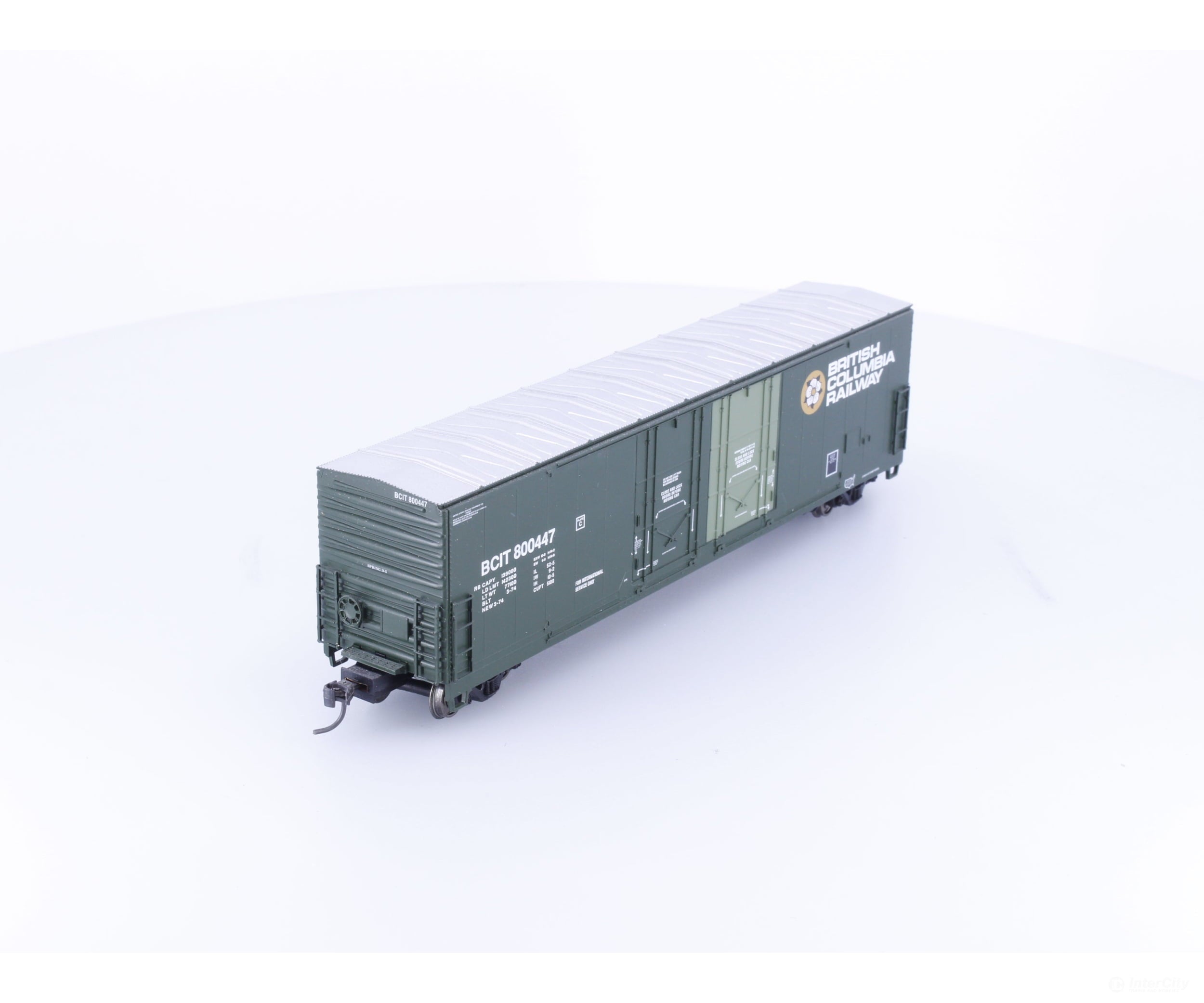 Atlas 1756-4 HO Evans Double Plug Door Boxcar BC Rail (BCOL) 800447 - Freight Cars
