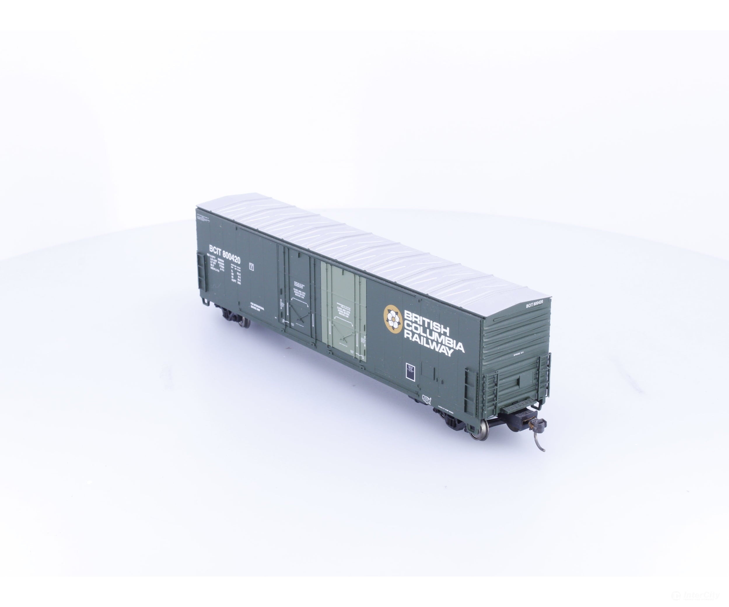 Atlas 1756-7 HO Evans Double Plug Door Box Car BC Rail (BCOL) 800420 - Freight Cars