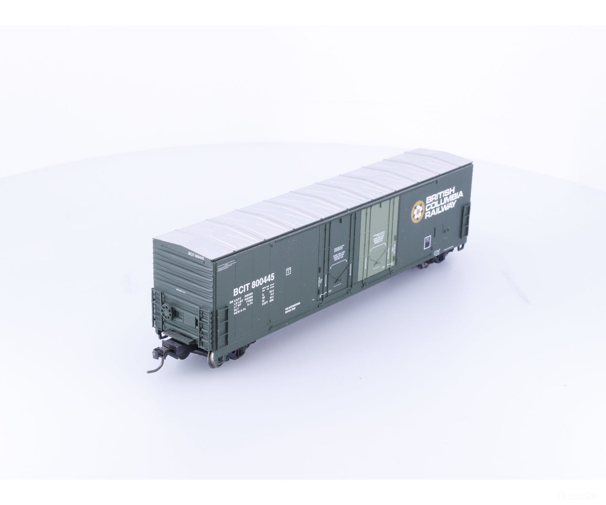 Atlas 1756-7 HO Evans Double Plug Door Boxcar BC Rail (BCOL) 800445 - Freight Cars