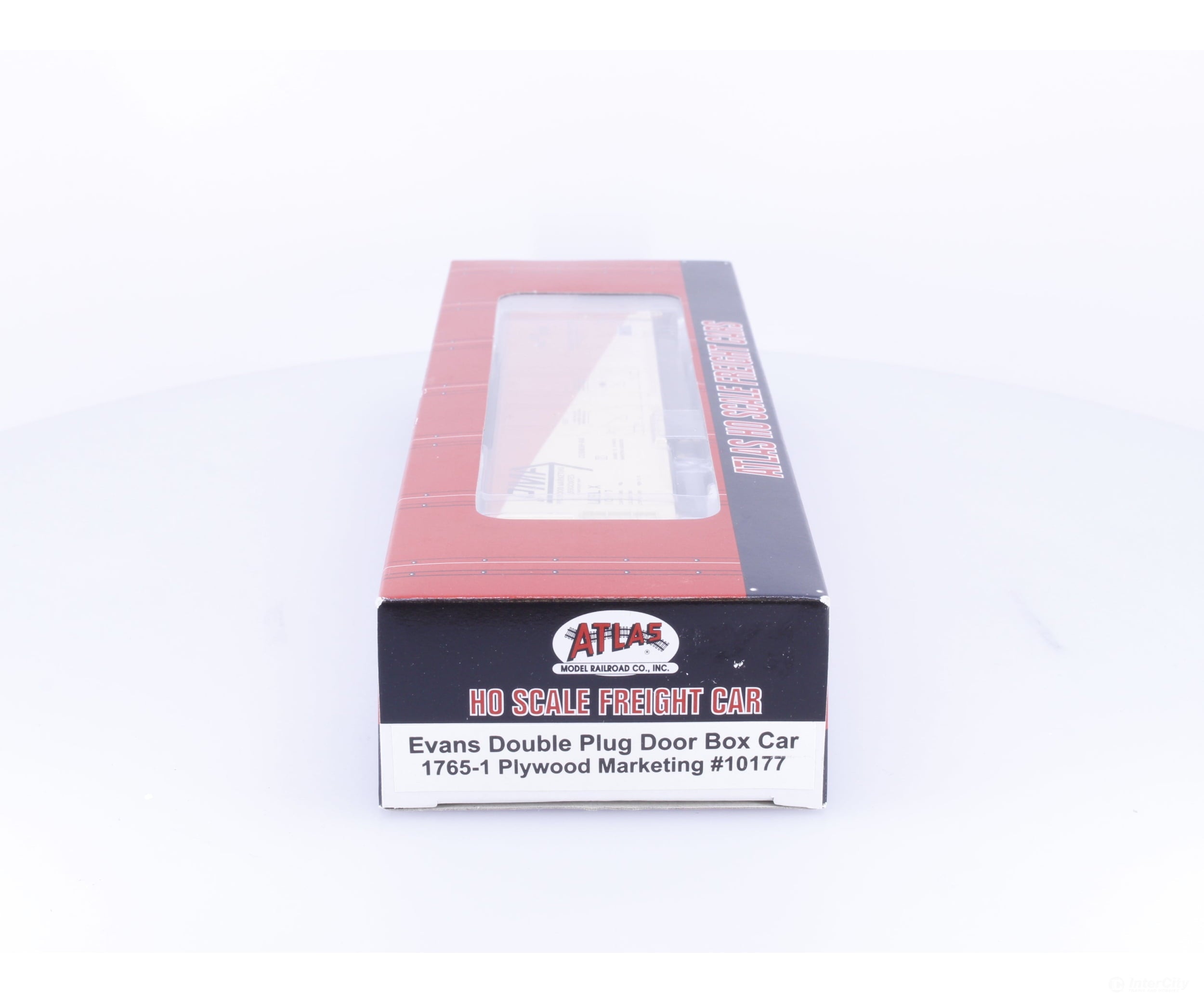 Atlas 1765-1 HO Evans Double Plug Door Box Car Plywood Marketing (USLX) 10177 - Freight Cars
