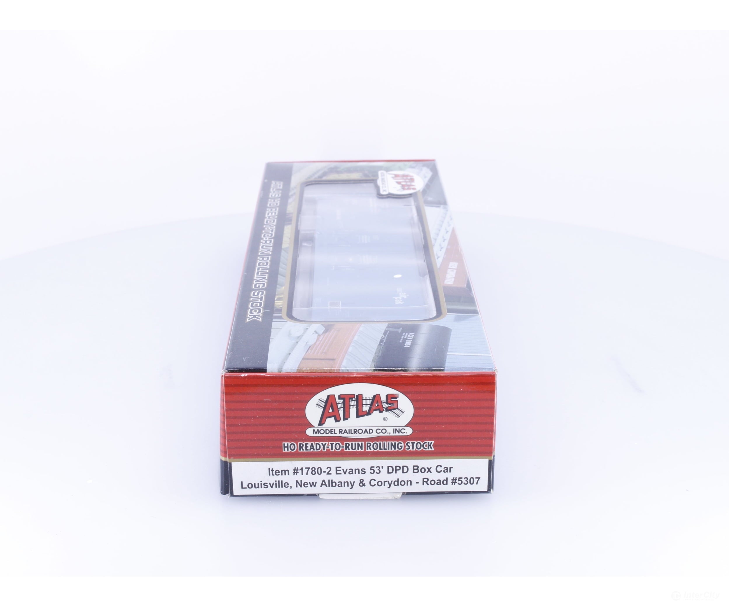 Atlas 1780-2 HO Evans 53’ Double Plug Door Box Car Louisville New Albany & Croydon (LNAC) 5307 - Freight Cars