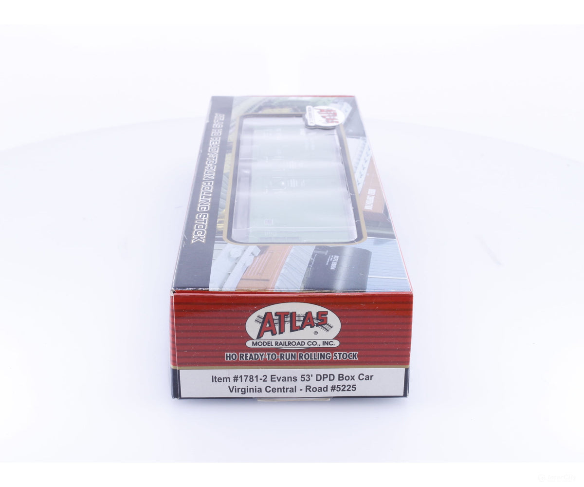 Atlas 1781-2 HO Evans 53’ Double Plug Door Boxcar Virginia Central (VC) 5225 - Freight Cars