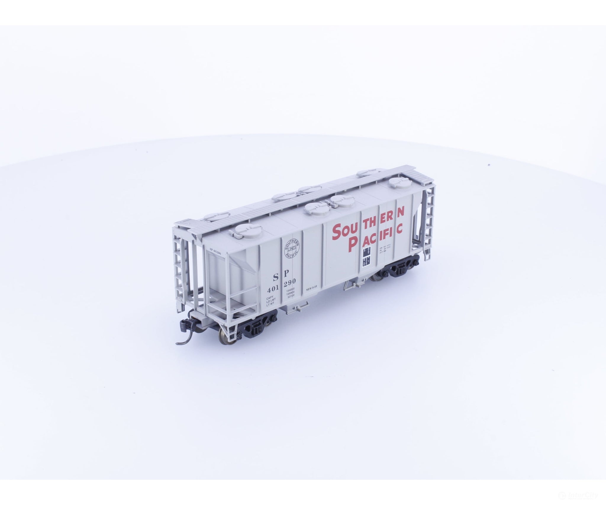Atlas 1810 HO PS-2 2 Bay Covered Hopper Southern Pacific (SP) 401290 - Freight Cars