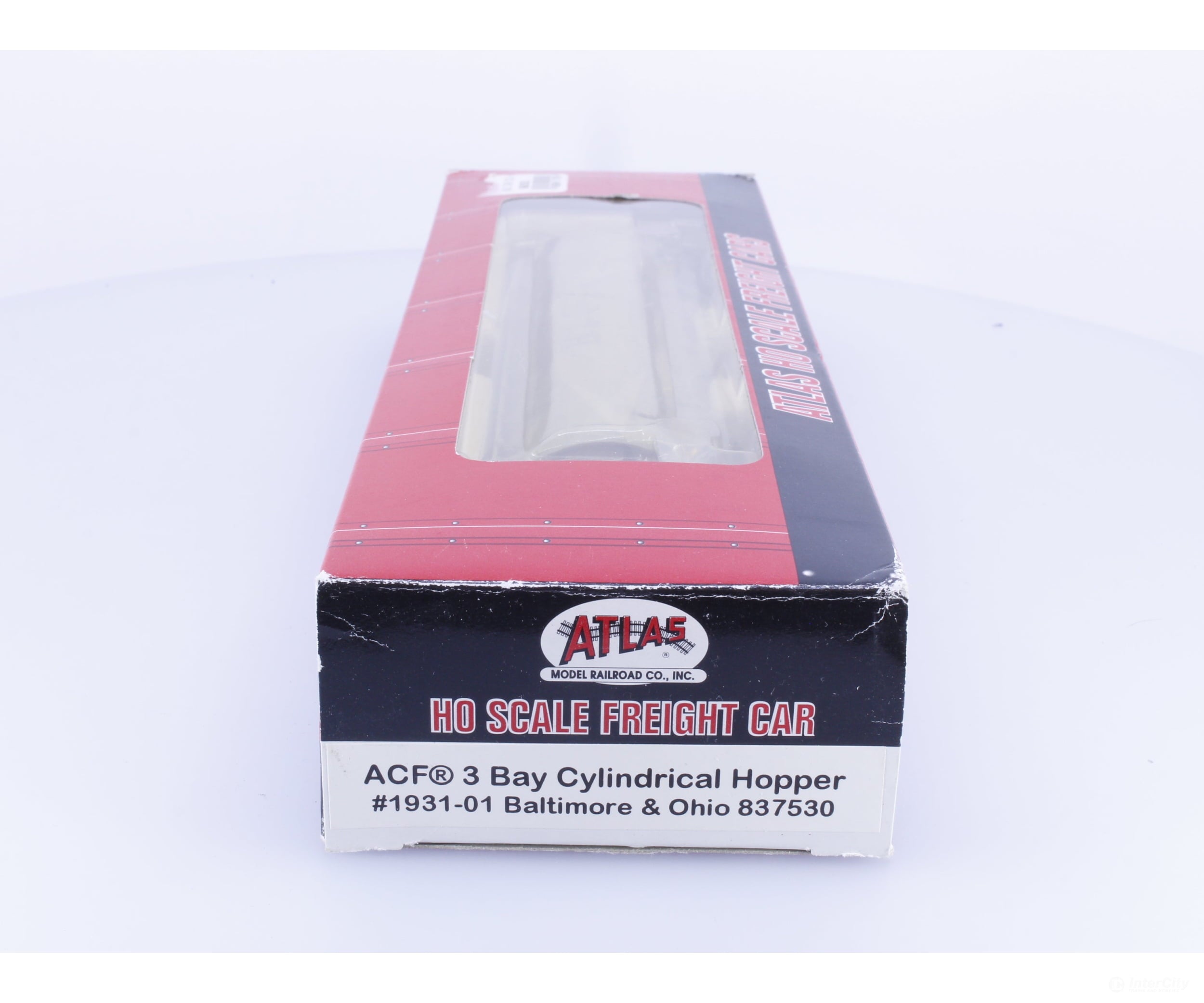 Atlas 1931-01 HO ACF 3 Bay Cylindrical Hopper Baltimore and Ohio (BO) 837530 - Freight Cars