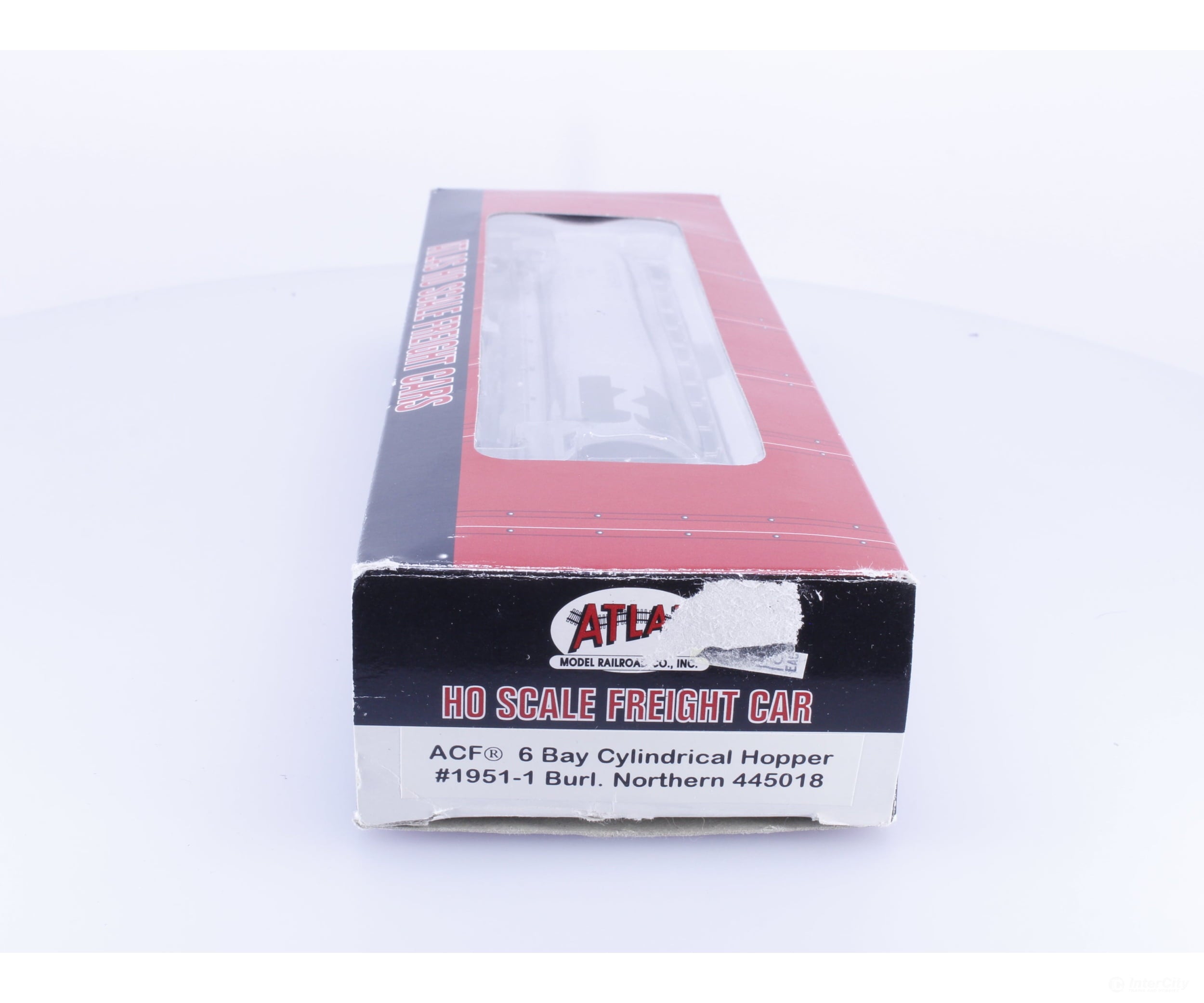 Atlas 1951-1 HO ACF 6 Bay Cylindrical Hopper Burlington Northern (BN) 445018 - Freight Cars