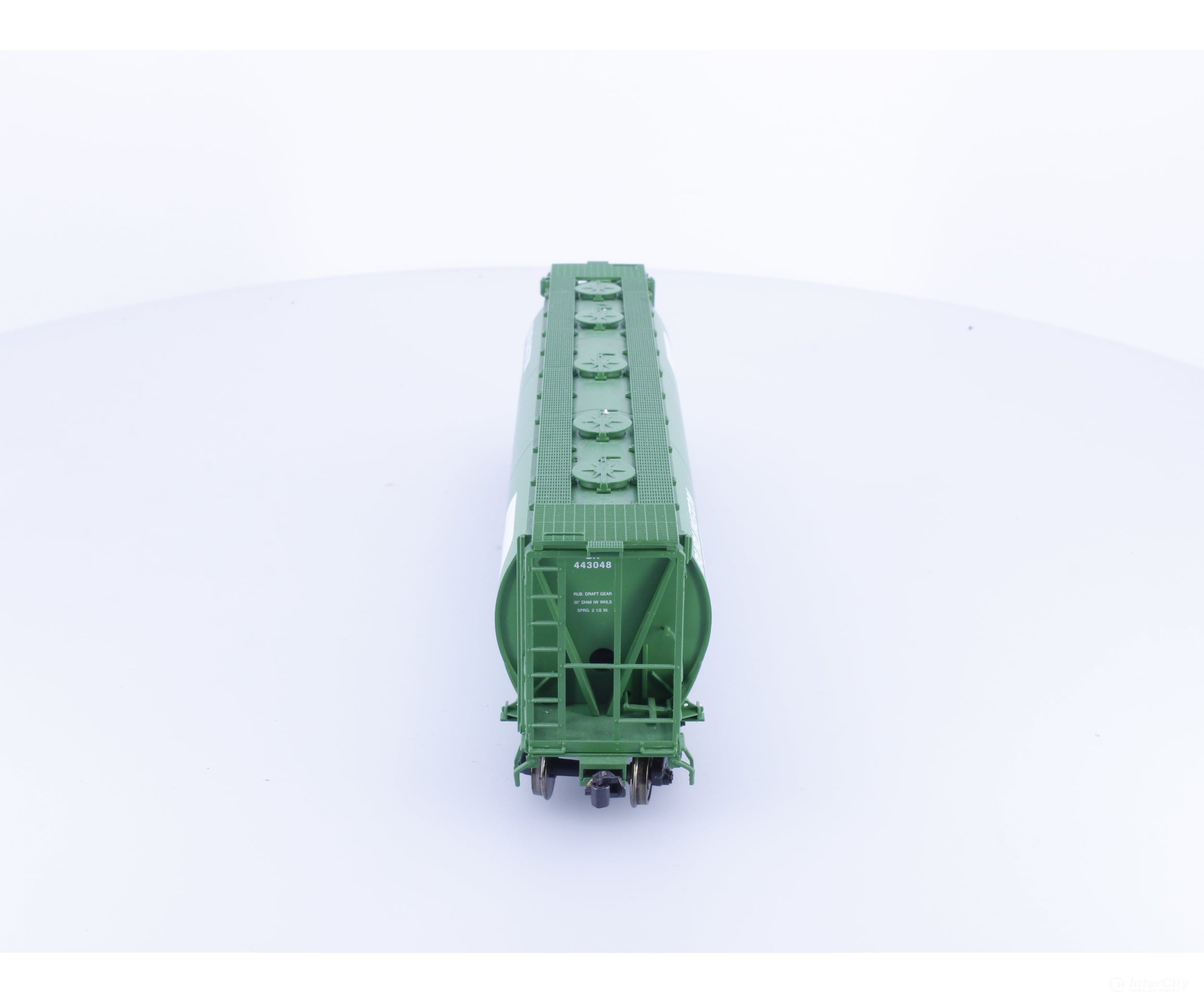 Atlas 1956-1 HO ACF 6 Bay Cylindrical Hopper Burlington Northern (BN) 443048 - Freight Cars