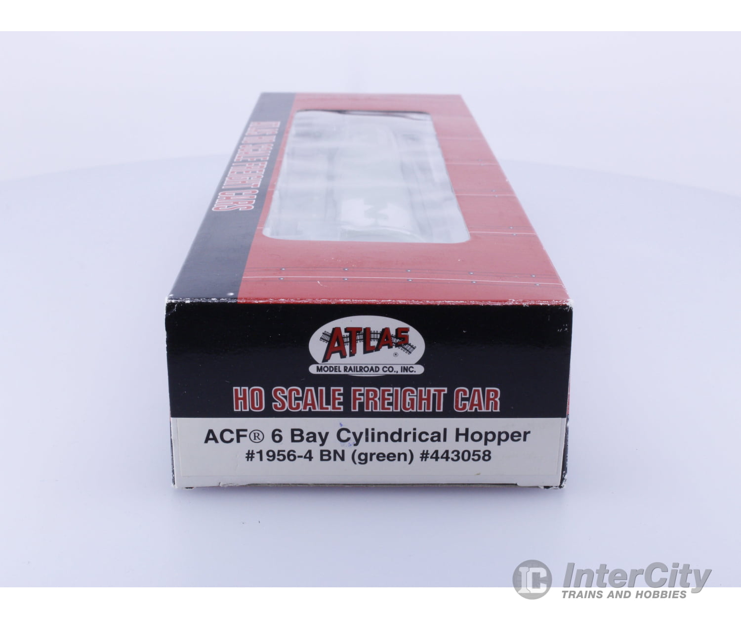 Atlas 1956-4 HO ACF 6 Bay Cylindrical Hopper Burlington Northern (BN) 443058 Freight Cars