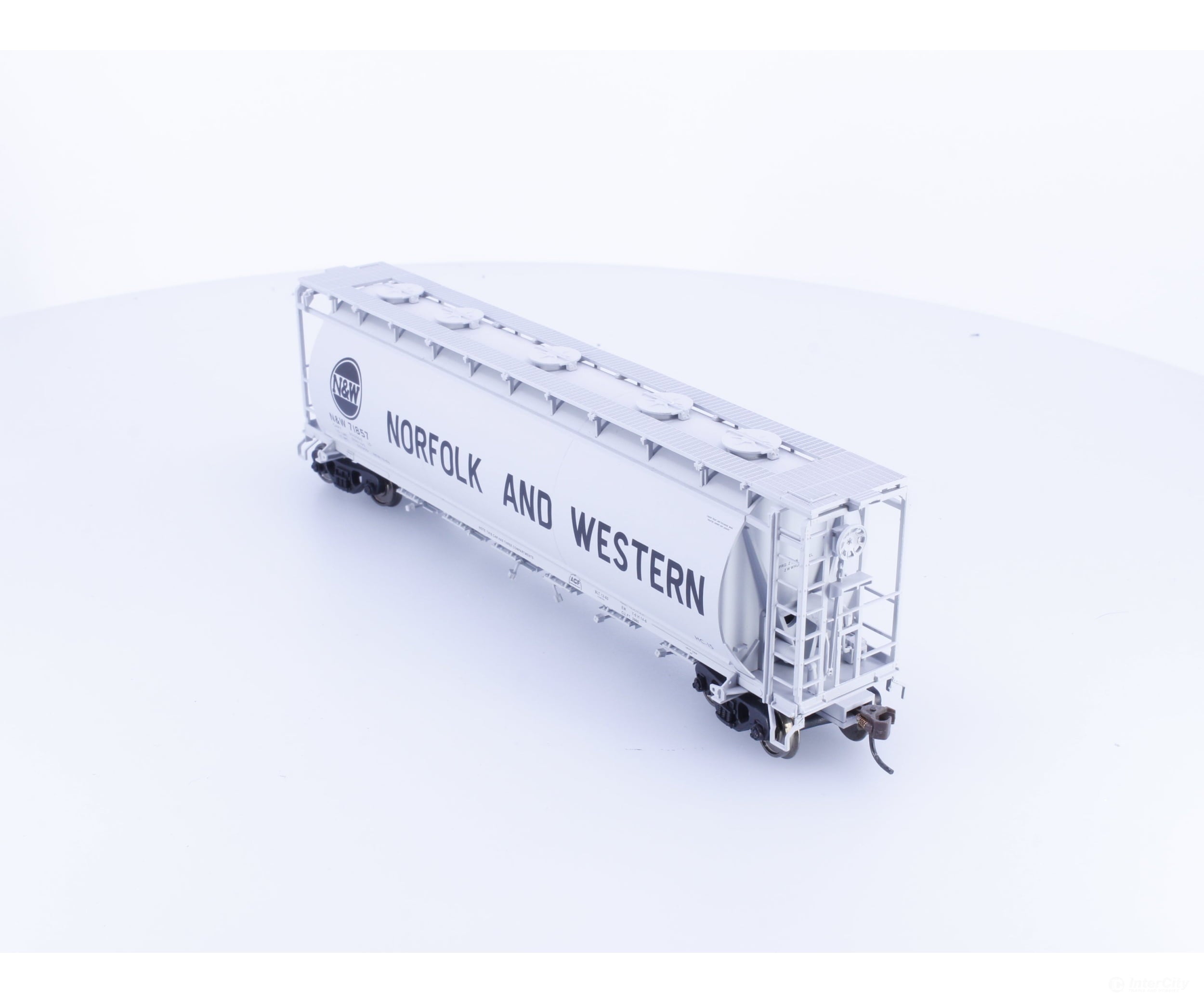 Atlas 1958-1 HO ACF 6 Bay Cylindrical Hopper Norfolk & Western (NW) 71857 - Freight Cars