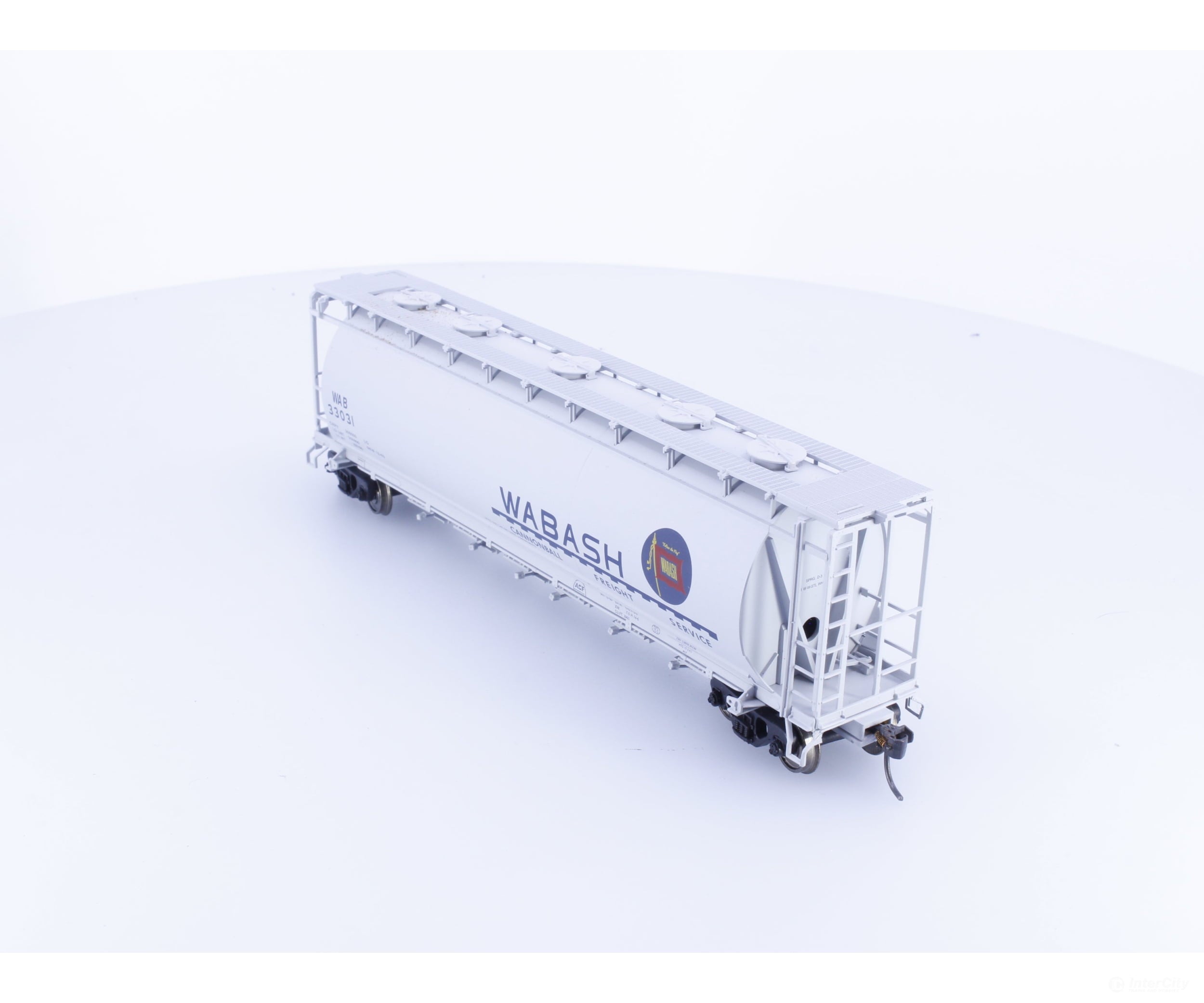 Atlas 1959-2 HO ACF 6 Bay Cylindrical Hopper Wabash Railroad (WAB) 33031 - Freight Cars